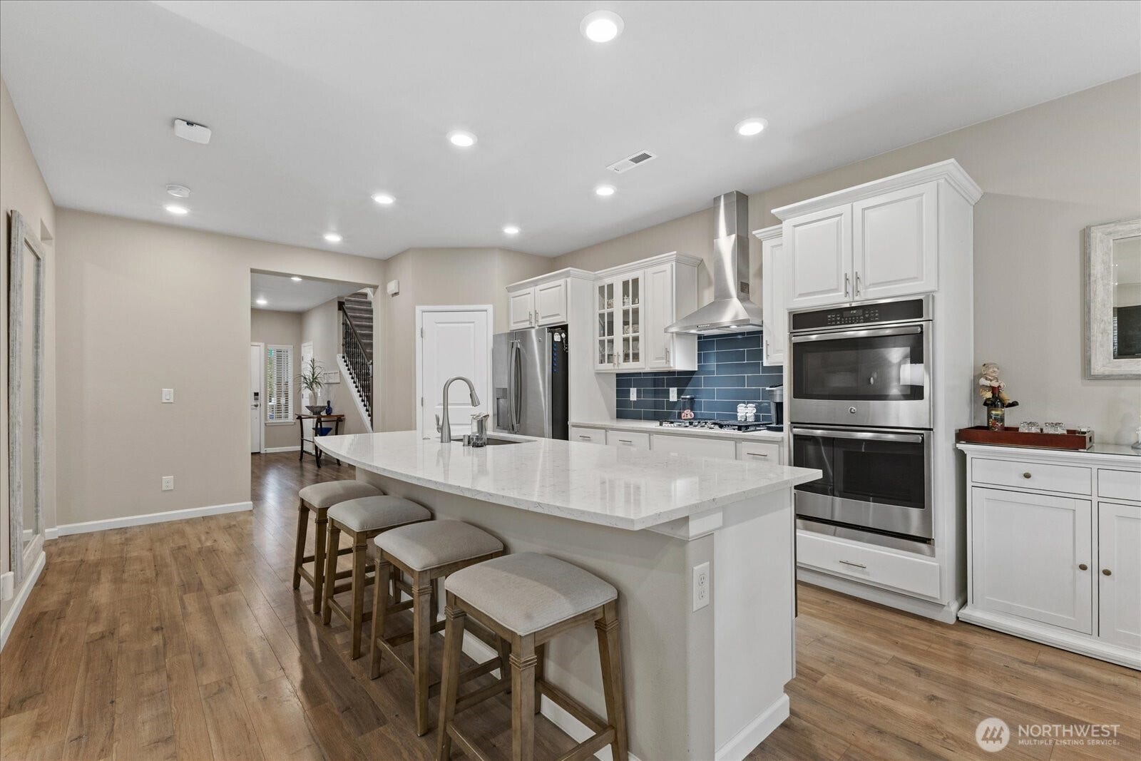 10419 11th Street Ct E, Edgewood, WA 98372 This large Kitchen island is the perfect place for Cooking, BAKING & Serving. And Incredible Kitchen.