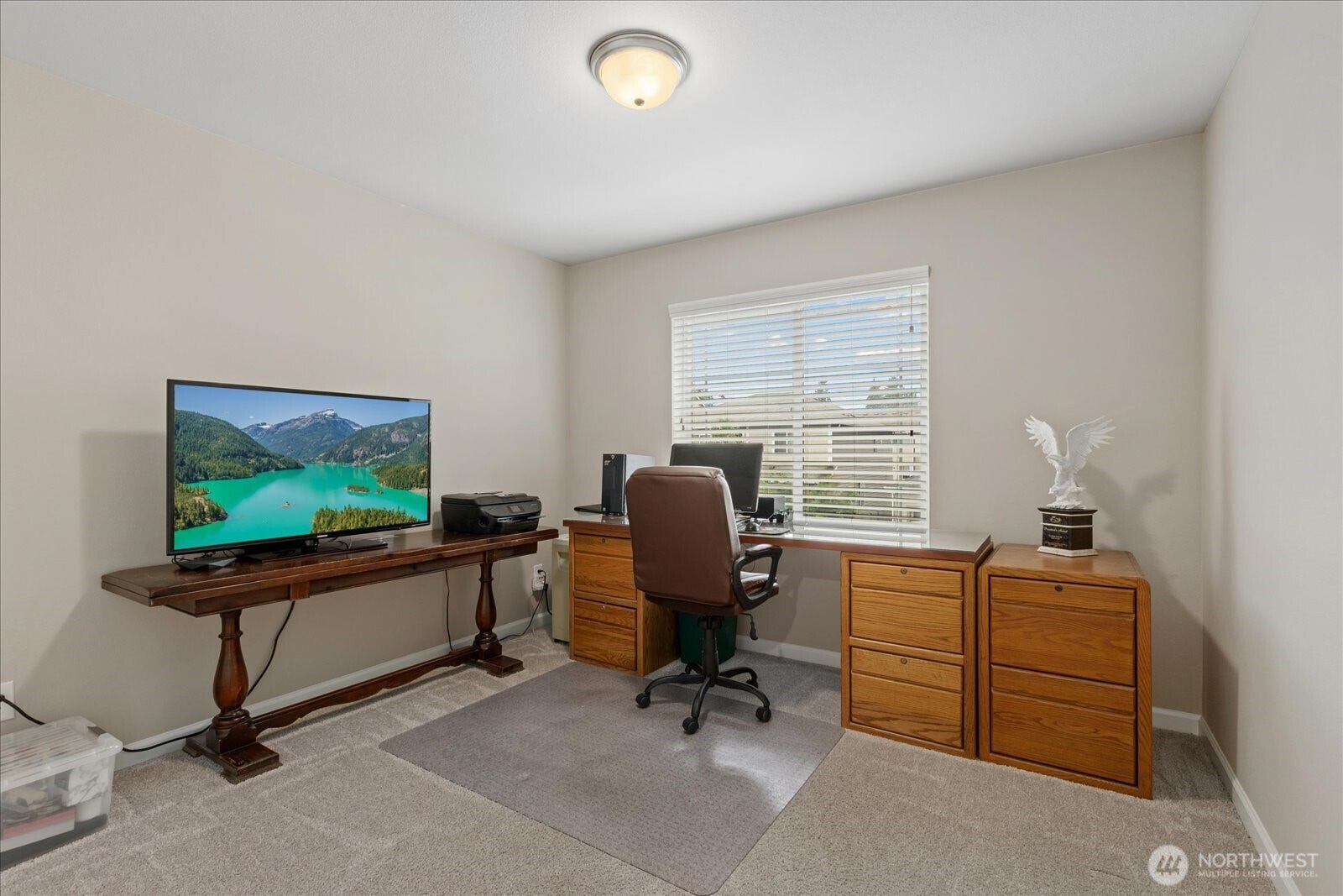 10419 11th Street Ct E, Edgewood, WA 98372 A 4th Bedrrom on the 2nd floor is currently being uses as an office for the seller.