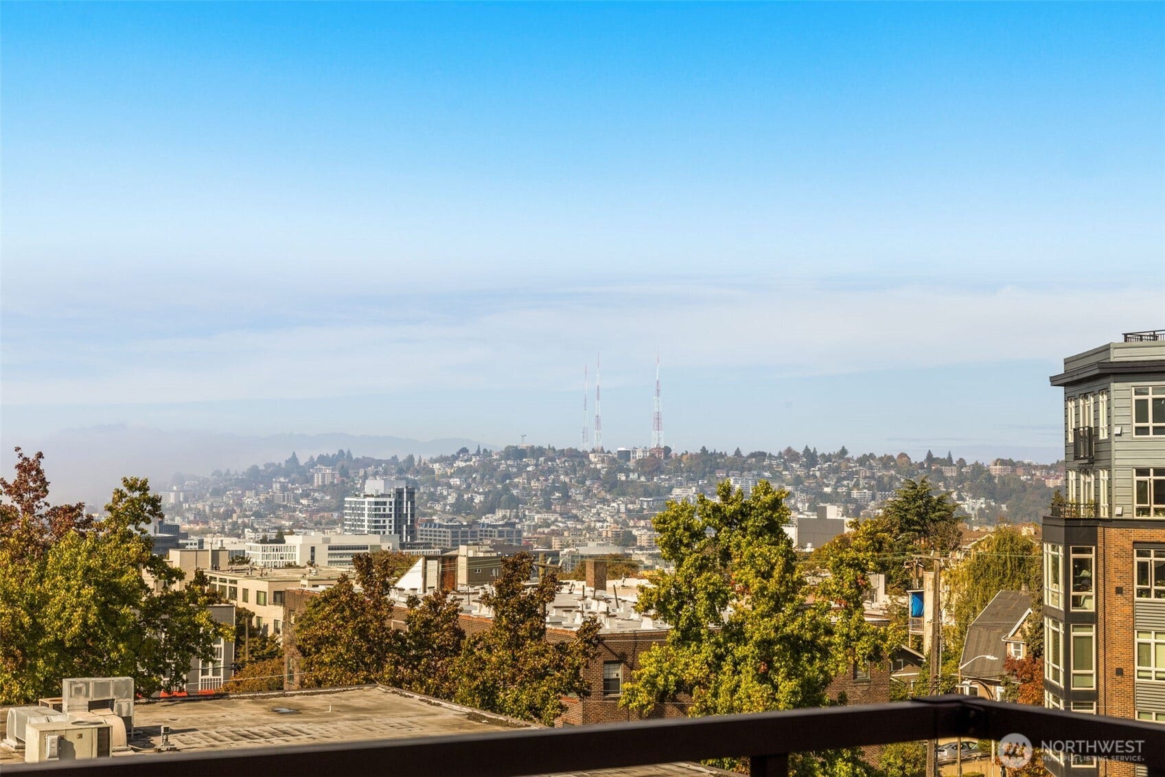 Another angle of the incredible view from the balcony