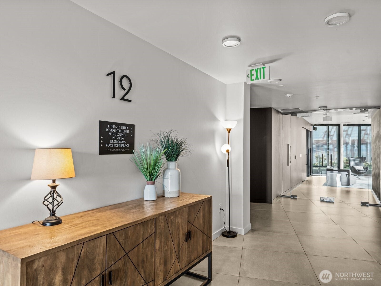 Up on the 12th floor you'll have amenities galore!