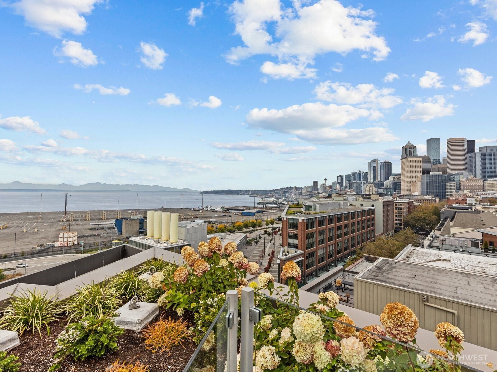 Gorgeous roof top gardens and views in every direction.