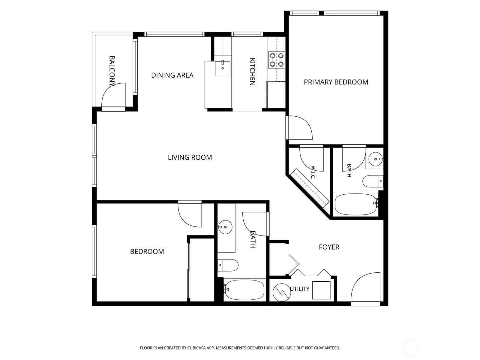 Floorplan of the unit.