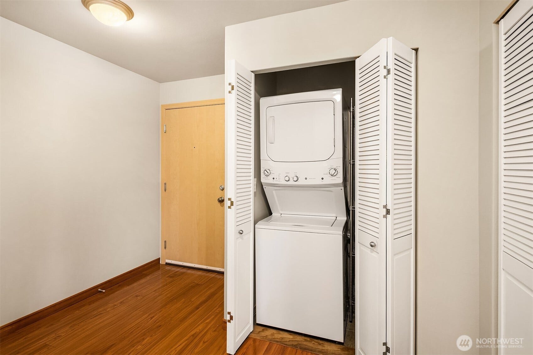 In-unit laundry near front entry.