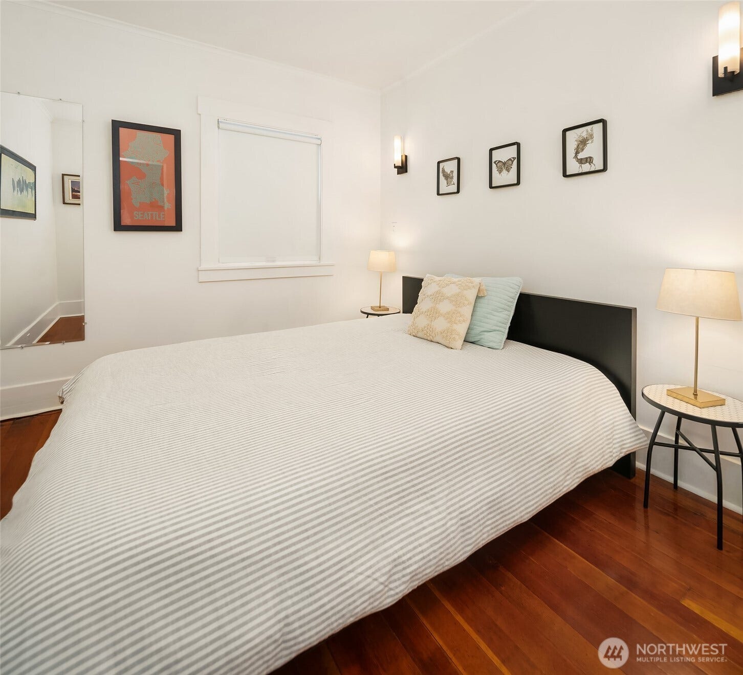27730 Manzanita Beach Road SW, Vashon, WA 98070 Lower level bedroom fits a queen bed.