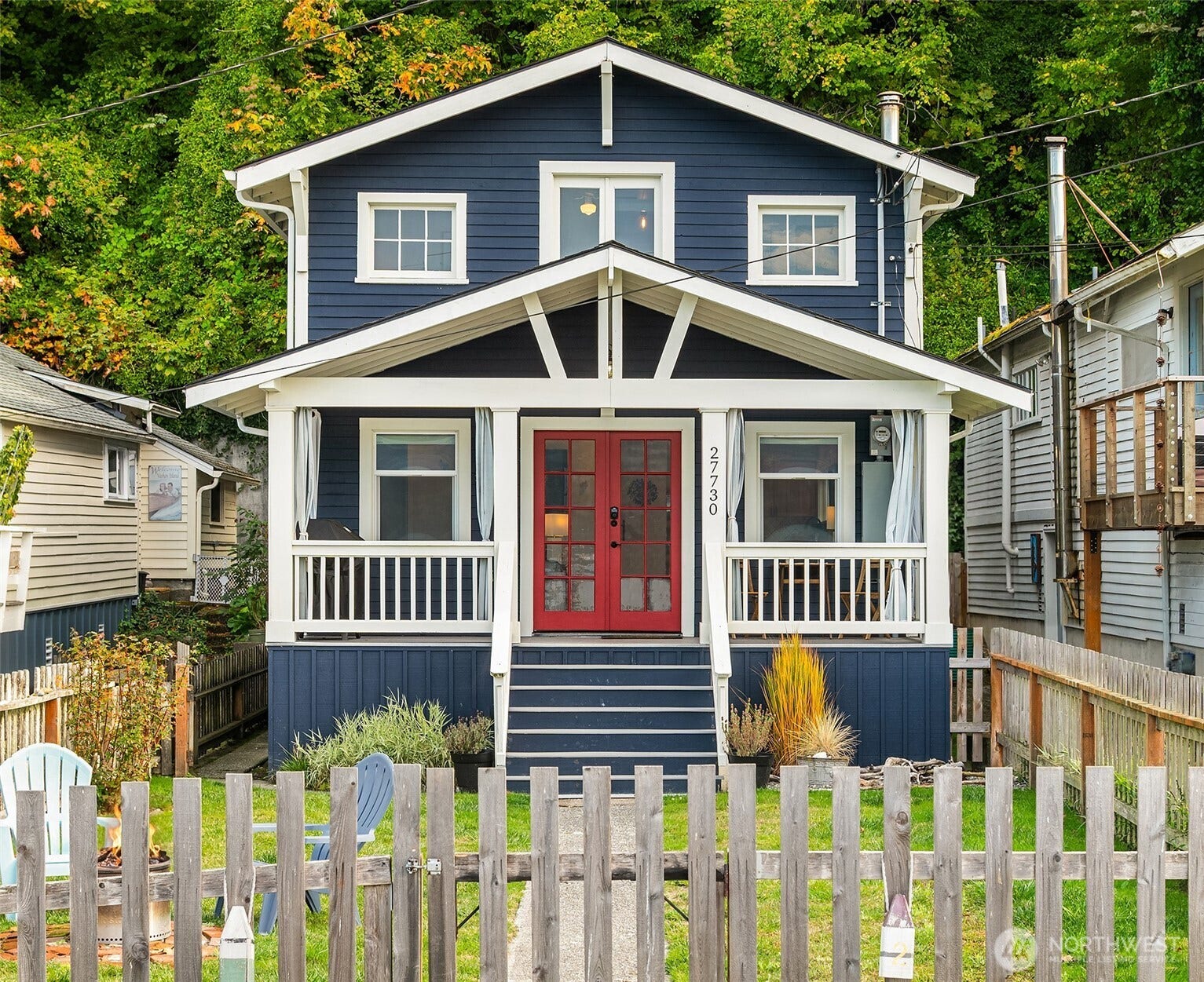 27730 Manzanita Beach Road SW, Vashon, WA 98070 A quaint and cozy 1925 beach house awaits you at the southern end of Maury Island, in the rustic village of Manzanita.