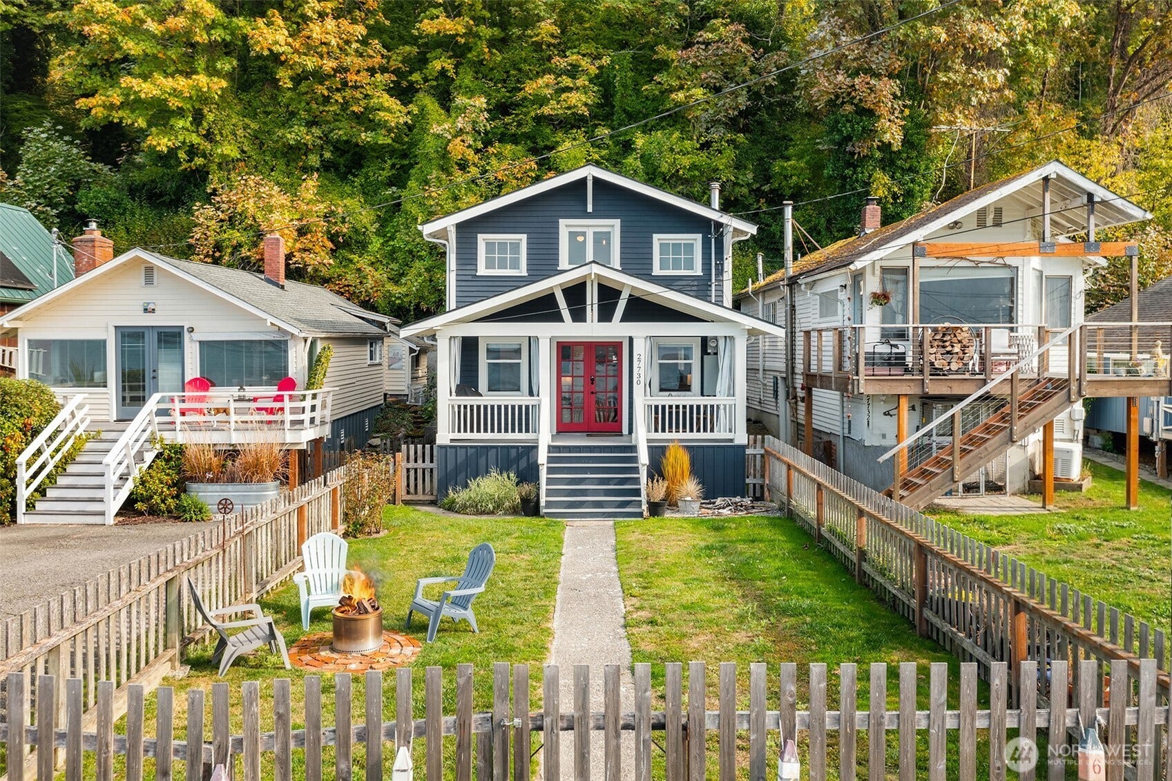 27730 Manzanita Beach Road SW, Vashon, WA 98070 This darling home has been used as a primary home, vacation spot, Air bnb, seasonal rental ~ how would you settle into this dreamy spot?