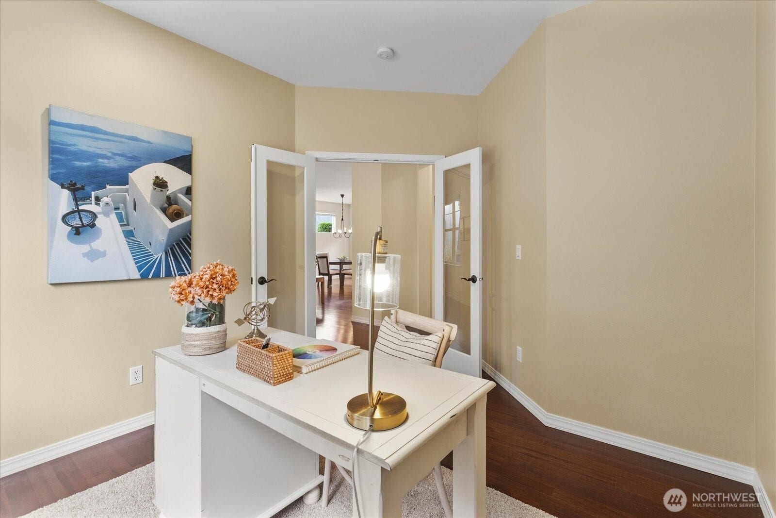 13233 239th Way NE, Redmond, WA 98053 Glass french doors are a beautiful accent for this darling space.