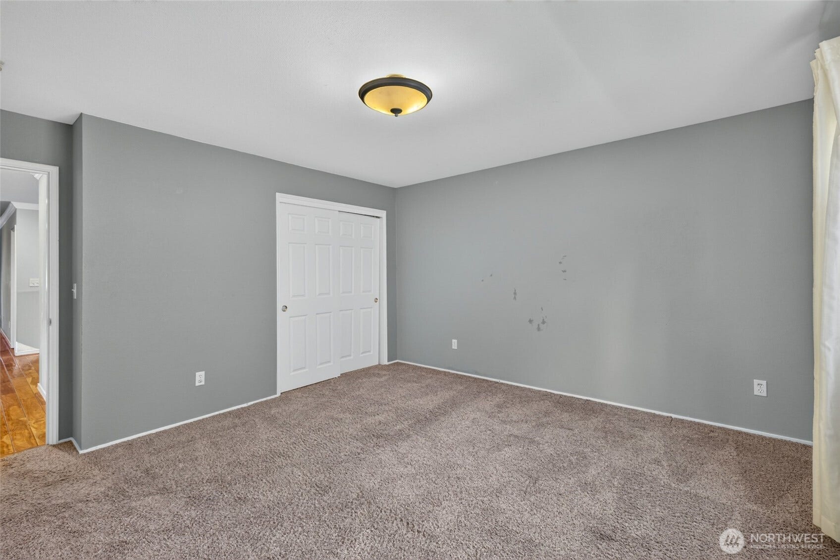 Spacious 3rd bedroom.