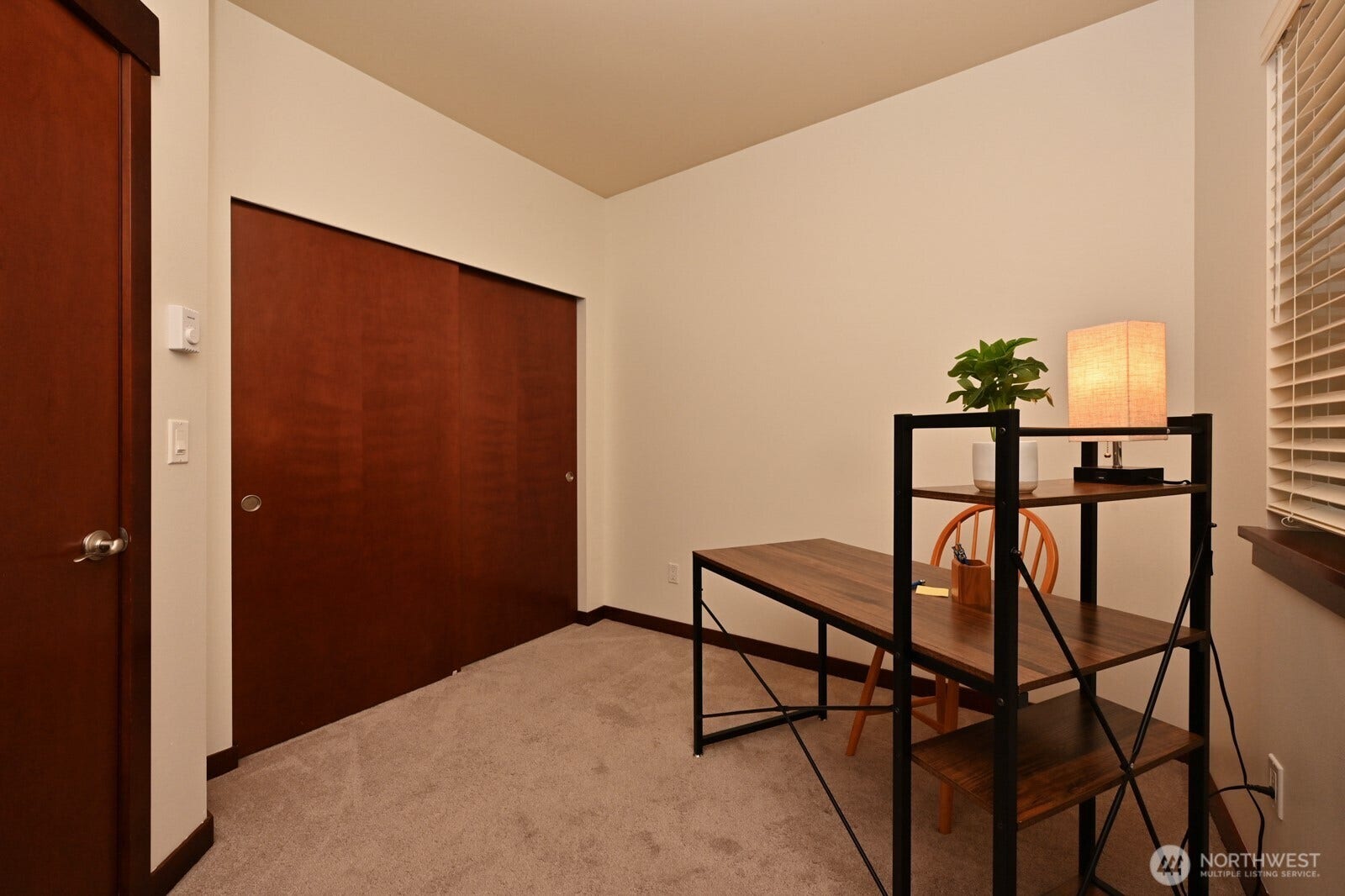 Bedroom/Office big enough for Queen Bed