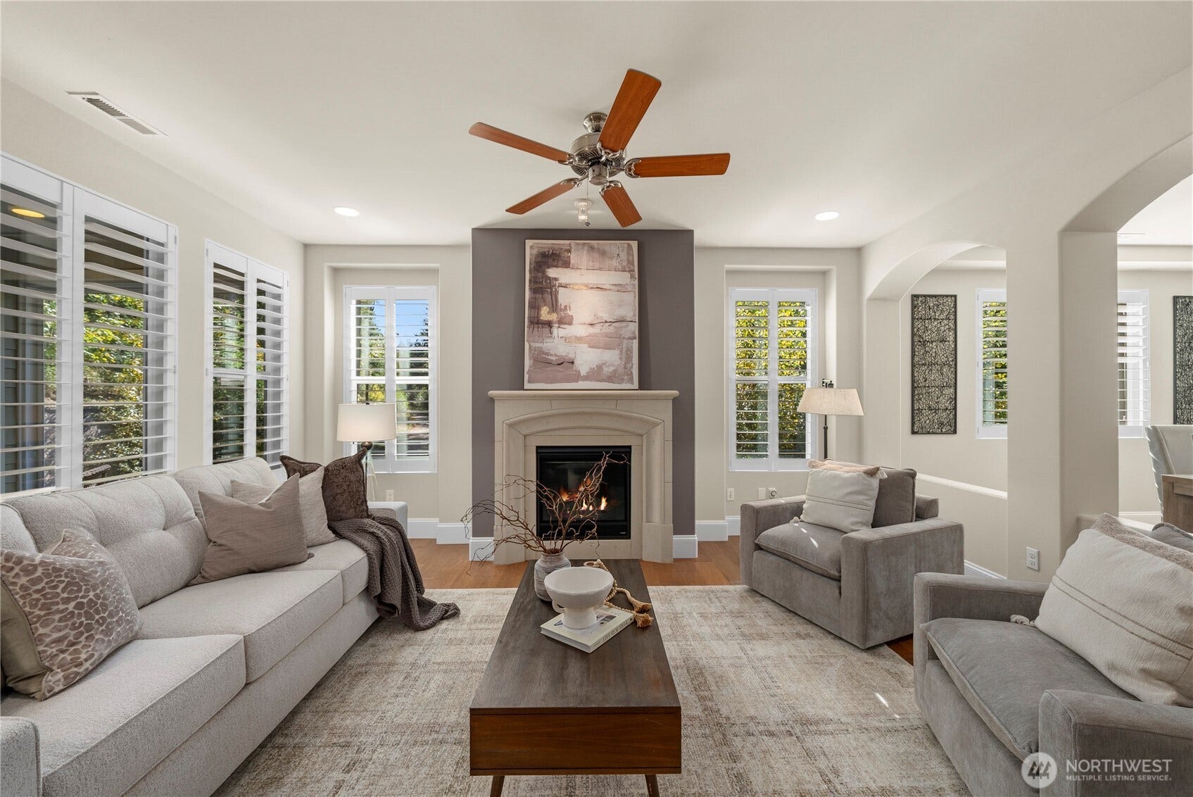 14721 Knoll Park Court E, Bonney Lake, WA 98391 The arches, the stunning windows and the views!