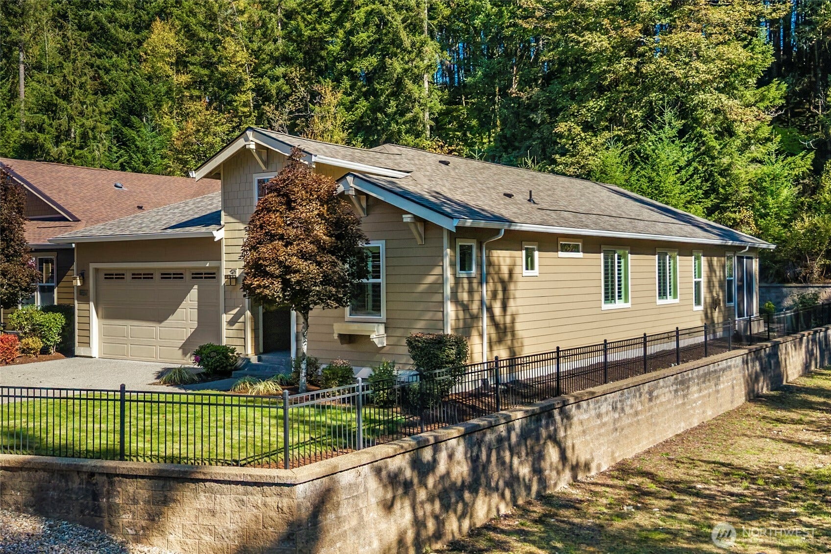 14721 Knoll Park Court E, Bonney Lake, WA 98391 The elevated lot enjoys total privacy and extra space to enjoy the views.