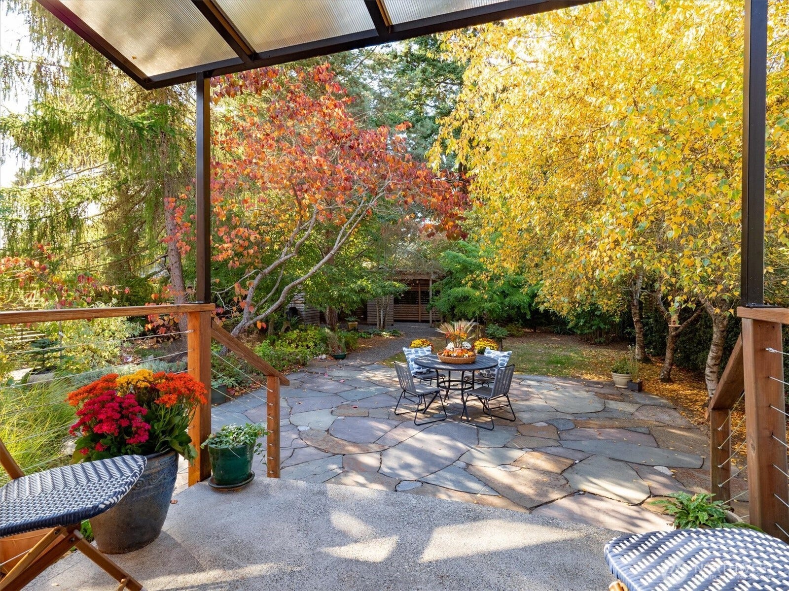10523 13th Avenue NW, Seattle, WA 98177 What a very sweet backyard and back porch to enjoy!