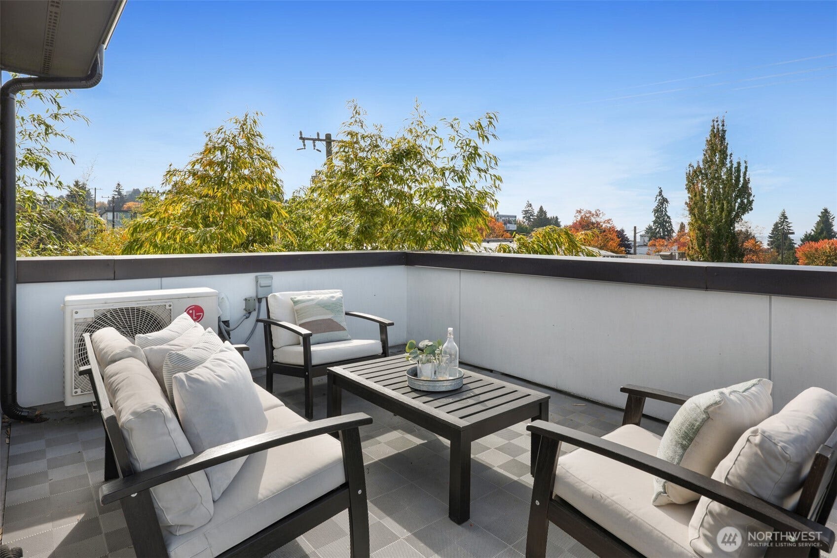 6325 34th Avenue SW, #C, Seattle, WA 98126 Roof top deck with Plenty of room for lounging
