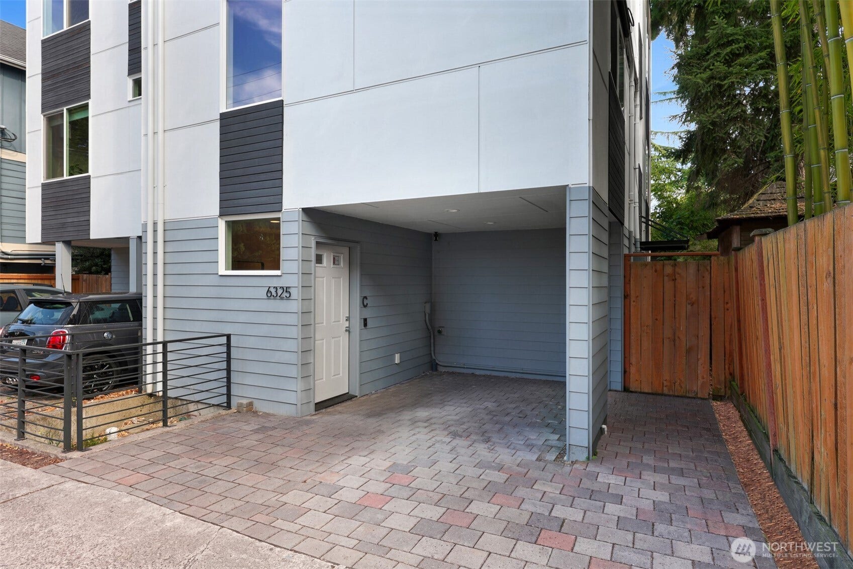 6325 34th Avenue SW, #C, Seattle, WA 98126 Carport parking out front door