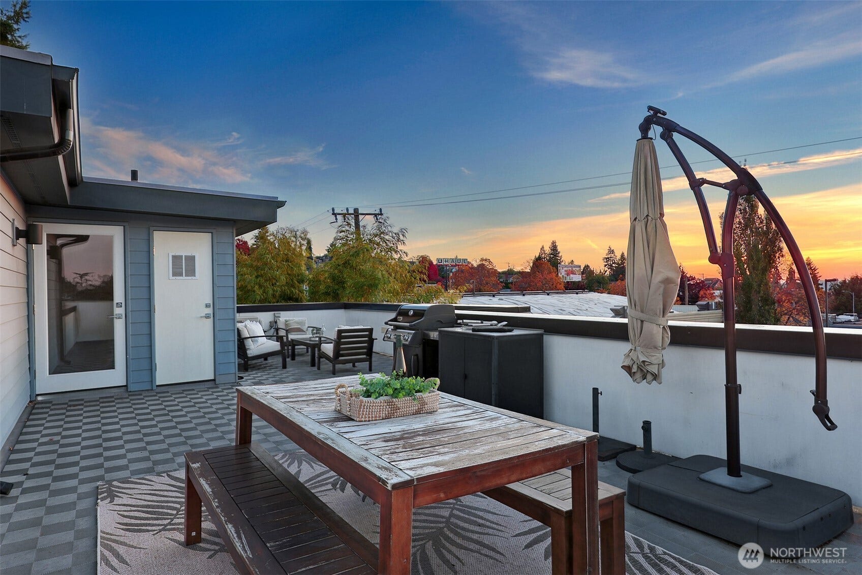 6325 34th Avenue SW, #C, Seattle, WA 98126 The deck is huge