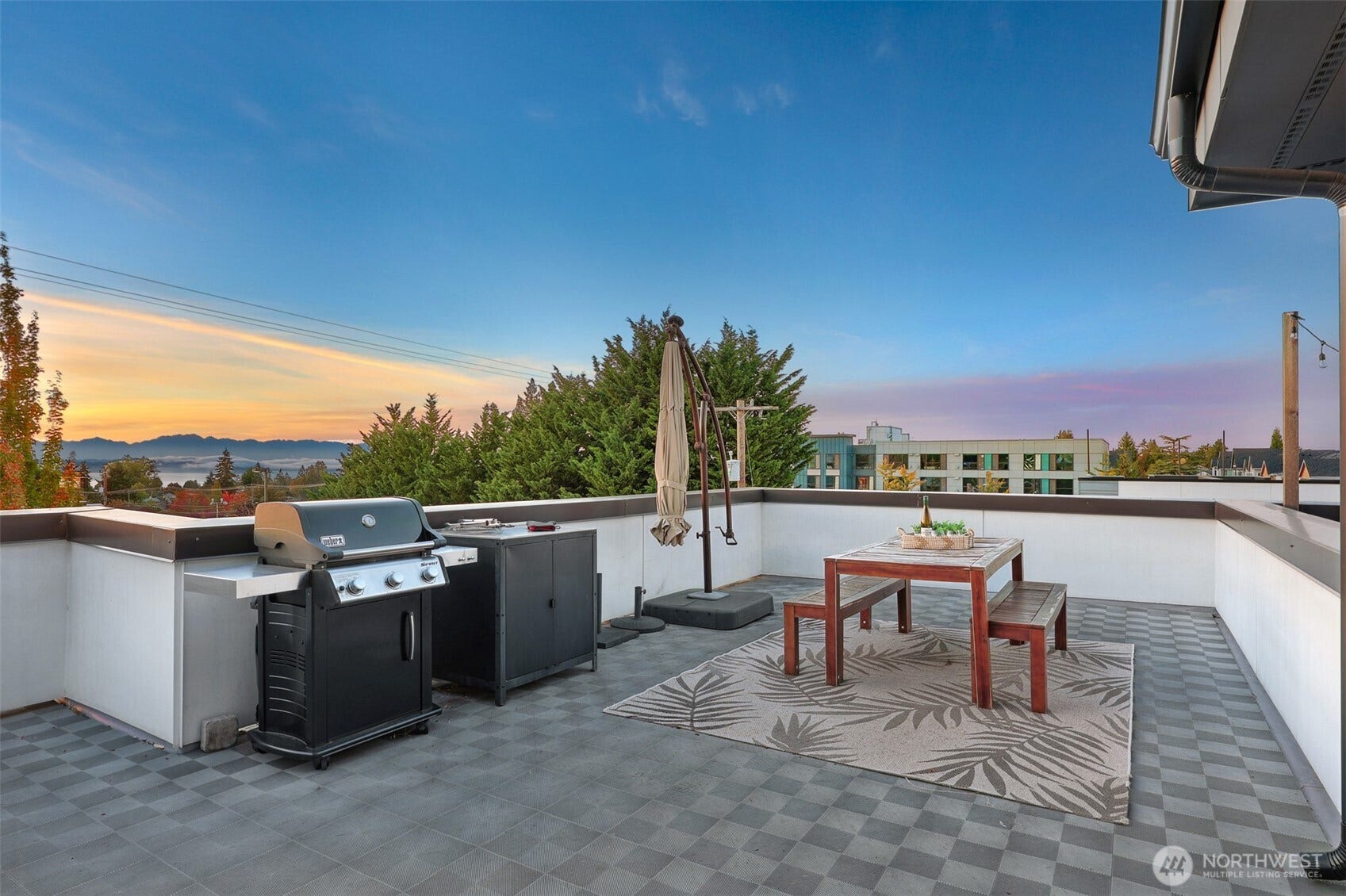 6325 34th Avenue SW, #C, Seattle, WA 98126 Rooftop view deck