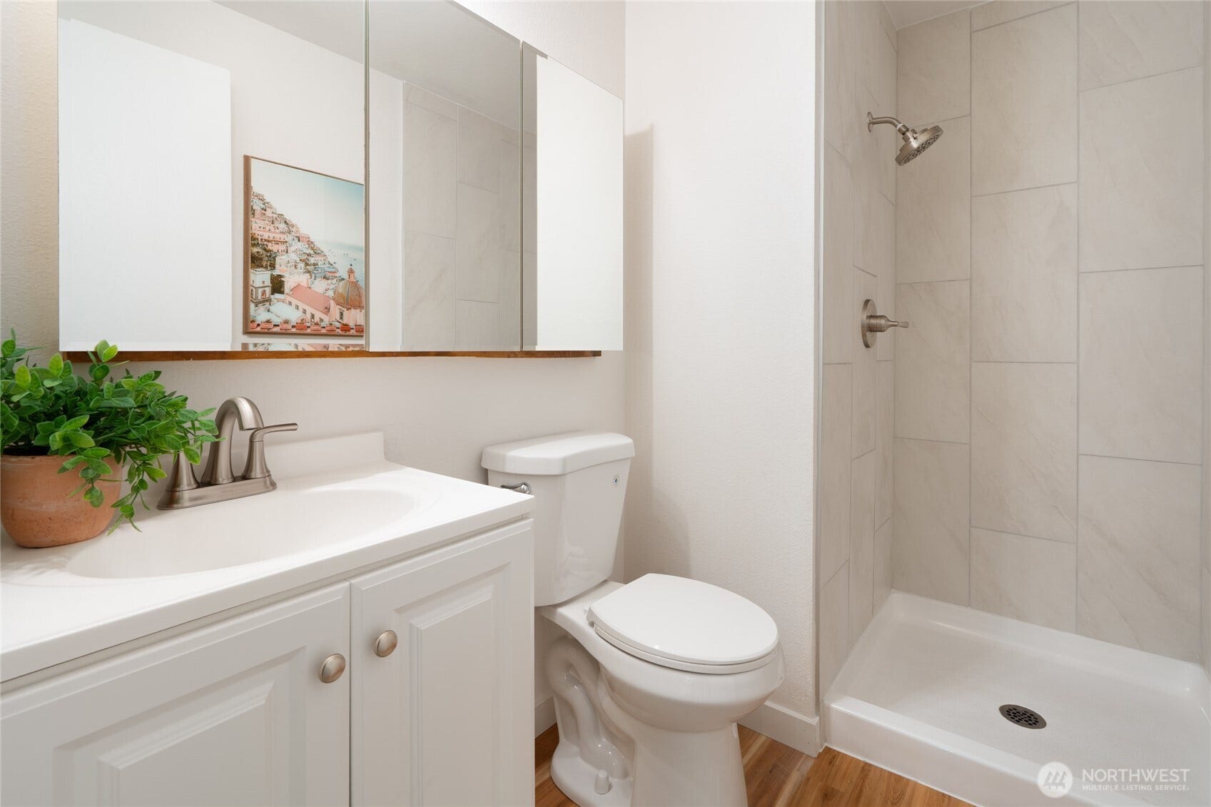 Fully updated with private 3/4 bathroom.