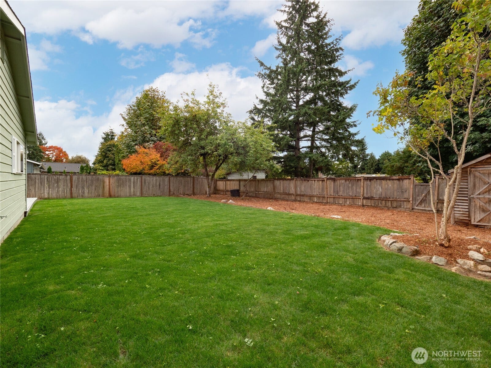 This yard is wait for you to create your own santuary.