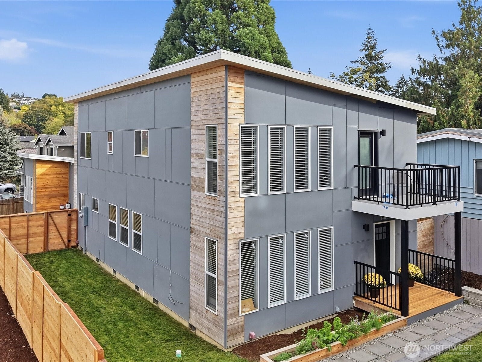 1603 S Walters Road, Tacoma, WA 98465 Balcony of Primary with Partial Views of Sound