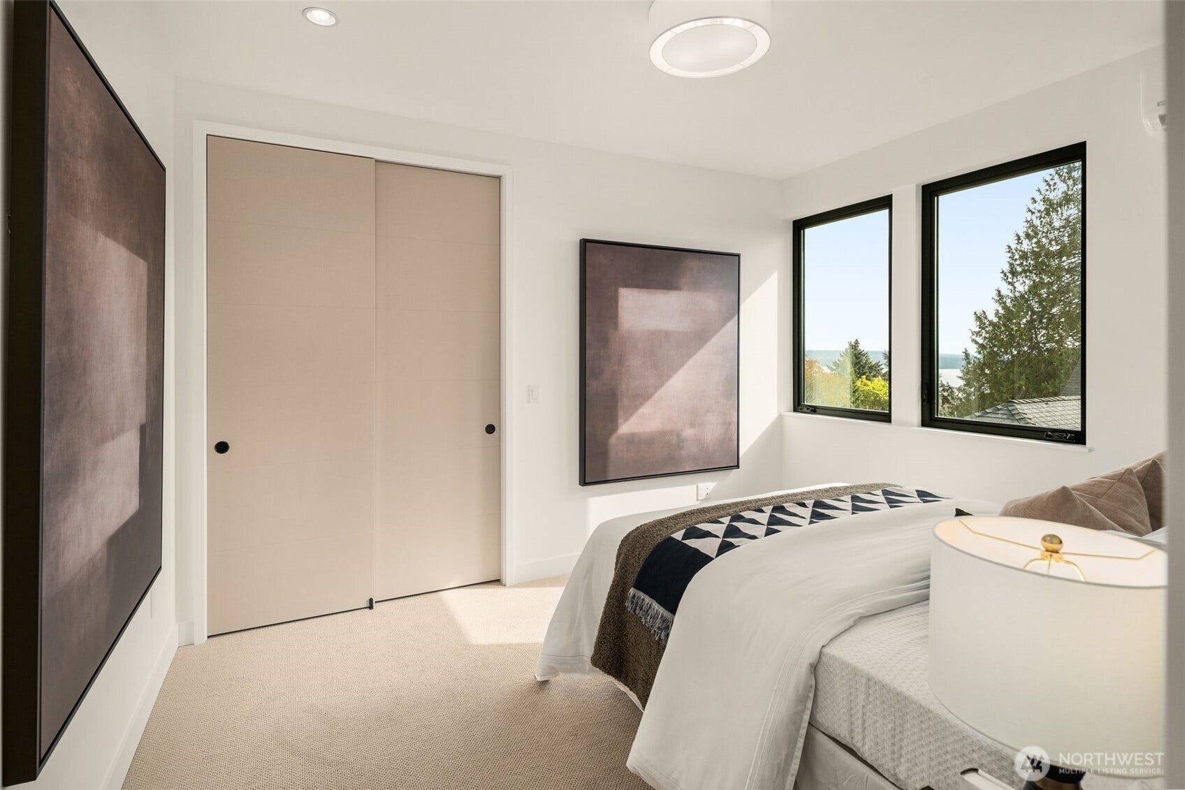 6021 Princeton Avenue NE, Seattle, WA 98115 2 of 4 upstairs bedrooms, also with views of Lake Washington.
