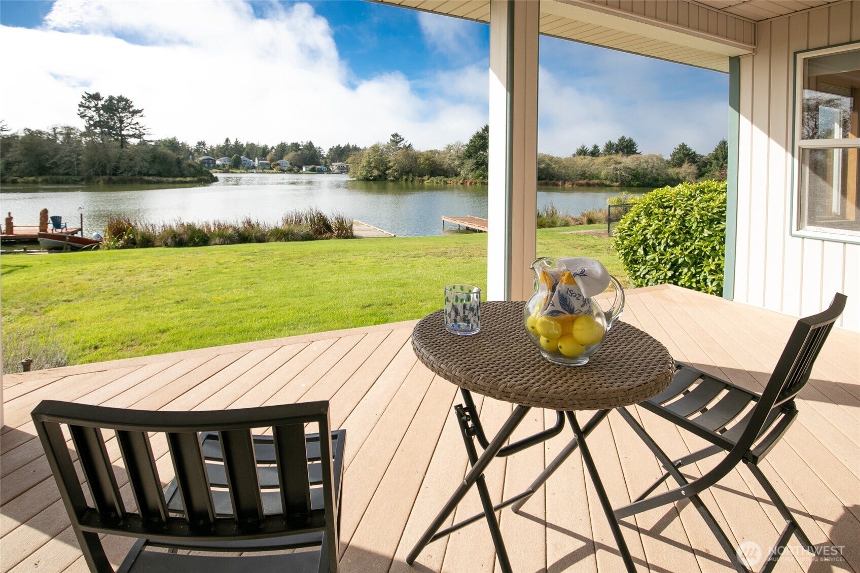 Entertaining never gets better than living lake front
