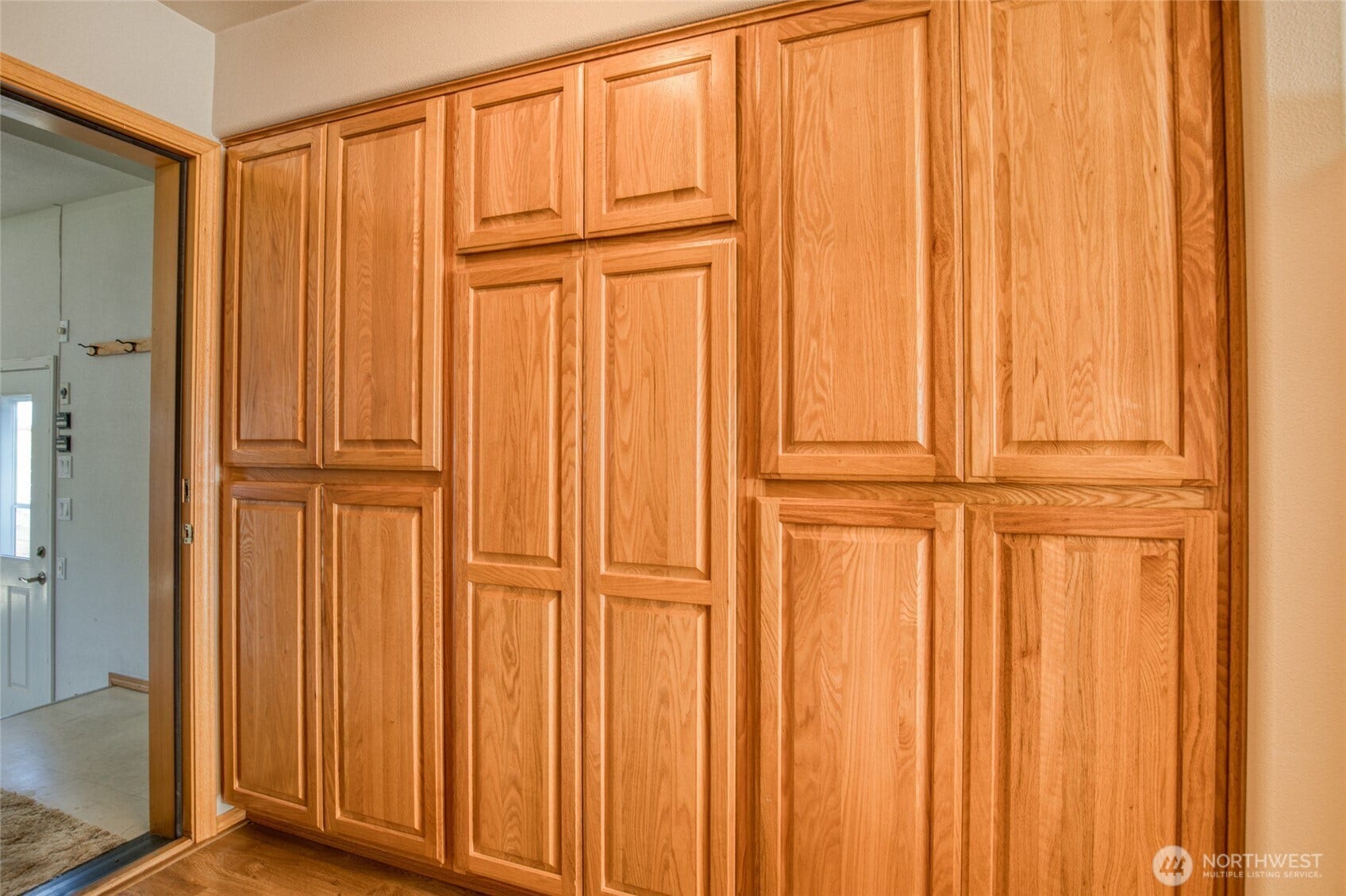 Built in pantry and closets for all your supplies