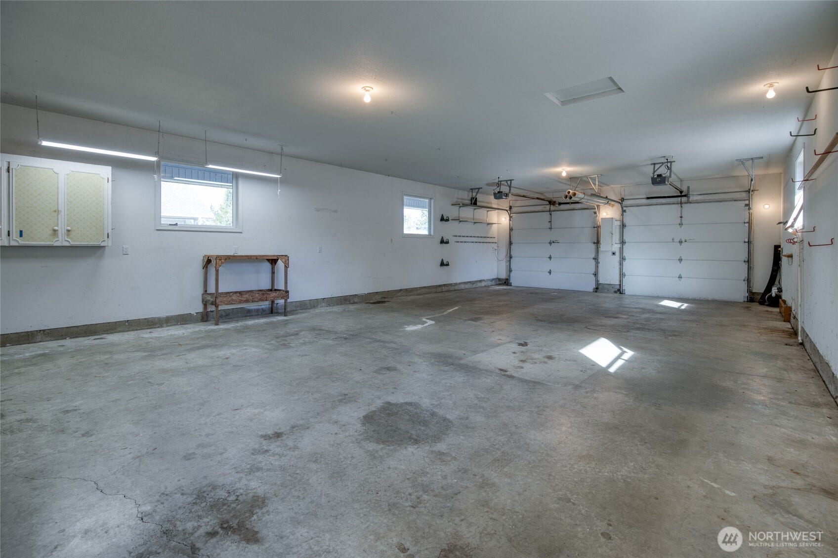 4 car tandem garage. Wired for generator