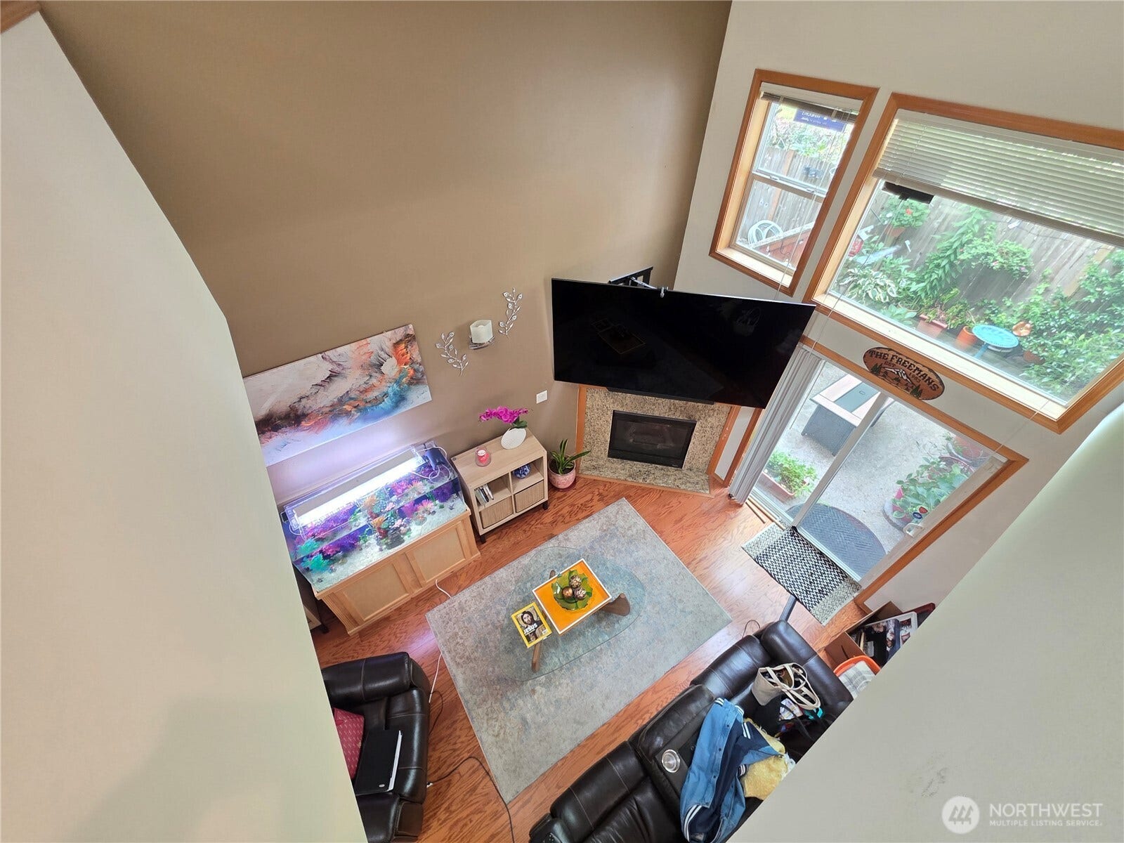 18866 108th Lane SE, Renton, WA 98055 2nd floor - view of living room from upstairs family room/loft
