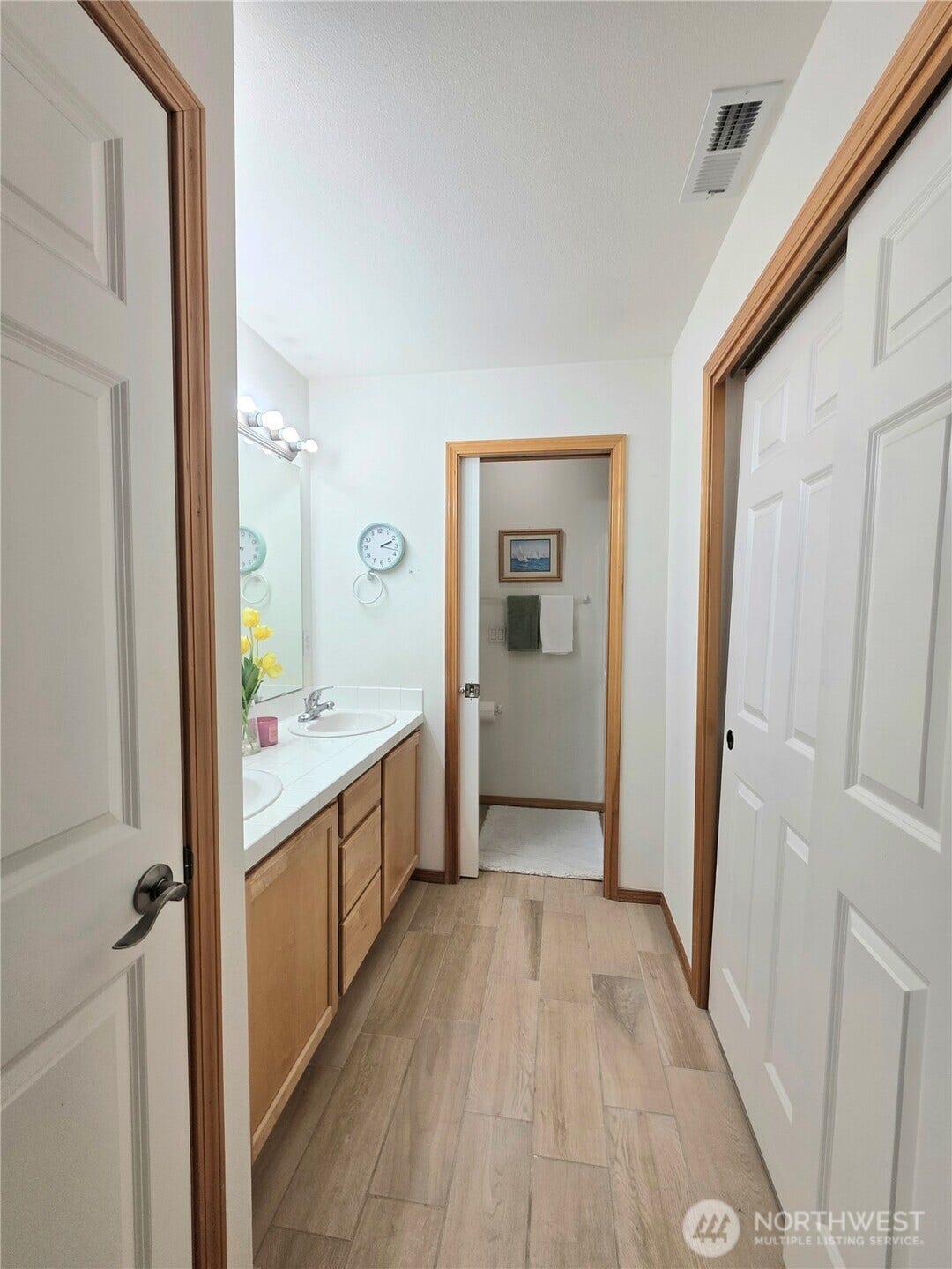 18866 108th Lane SE, Renton, WA 98055 2nd floor - bathroom in the primary bedroom offers practical everyday functionality.