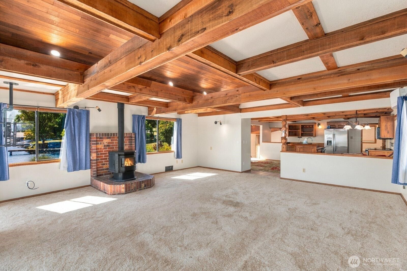 Boat House with Box Beam Ceilings