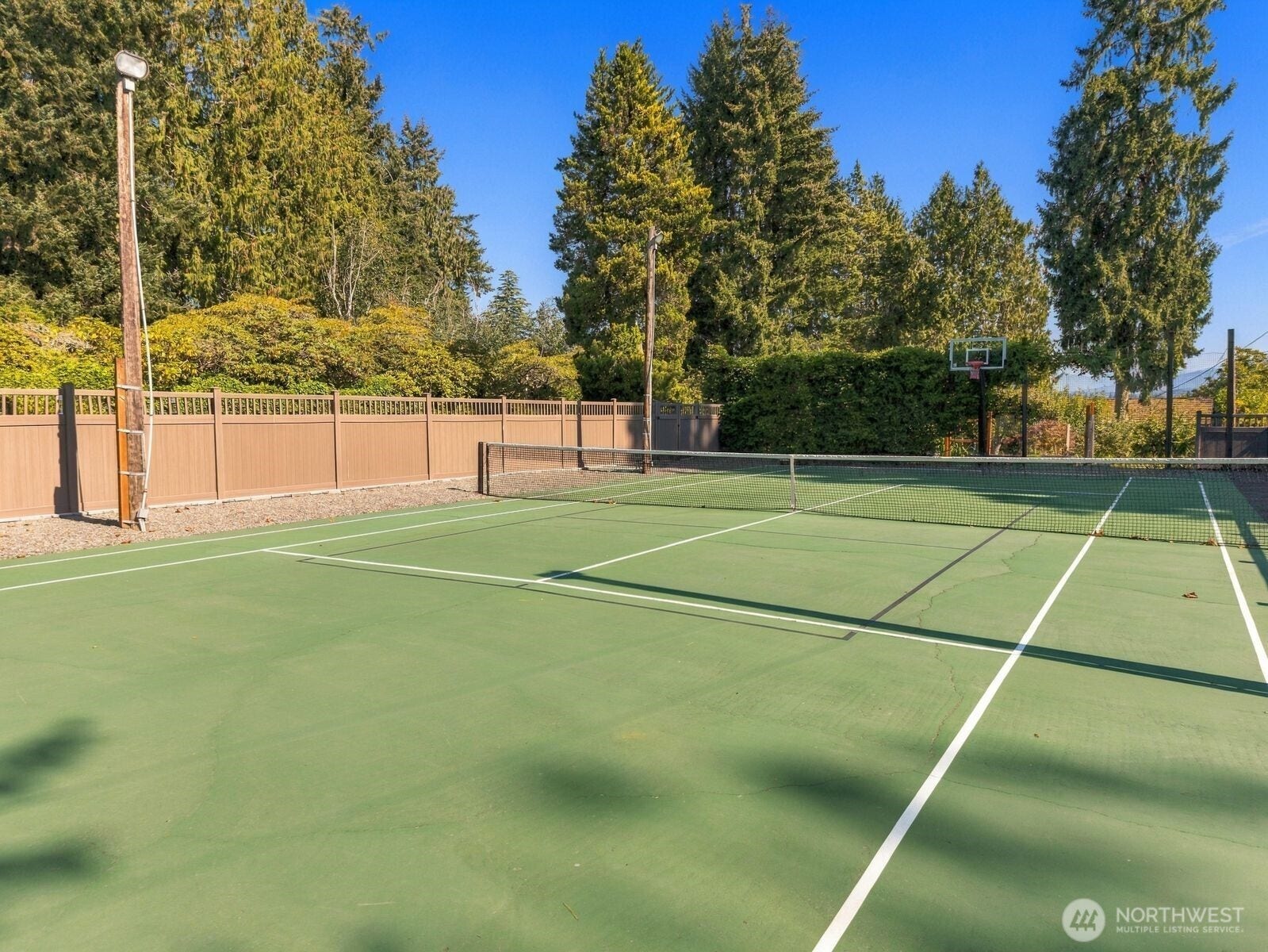 Tennis Court/Basketball Court with Night Lighting