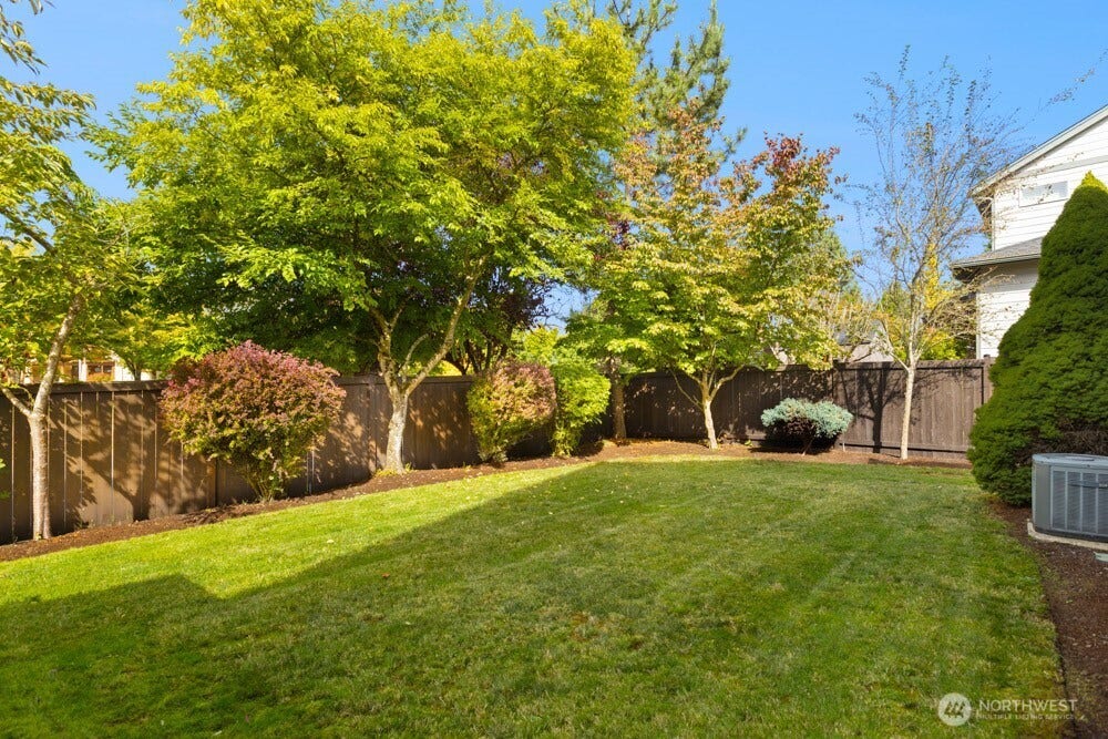 An easy-to-maintain yard with a sprinkler system means more time to enjoy your outdoor space.