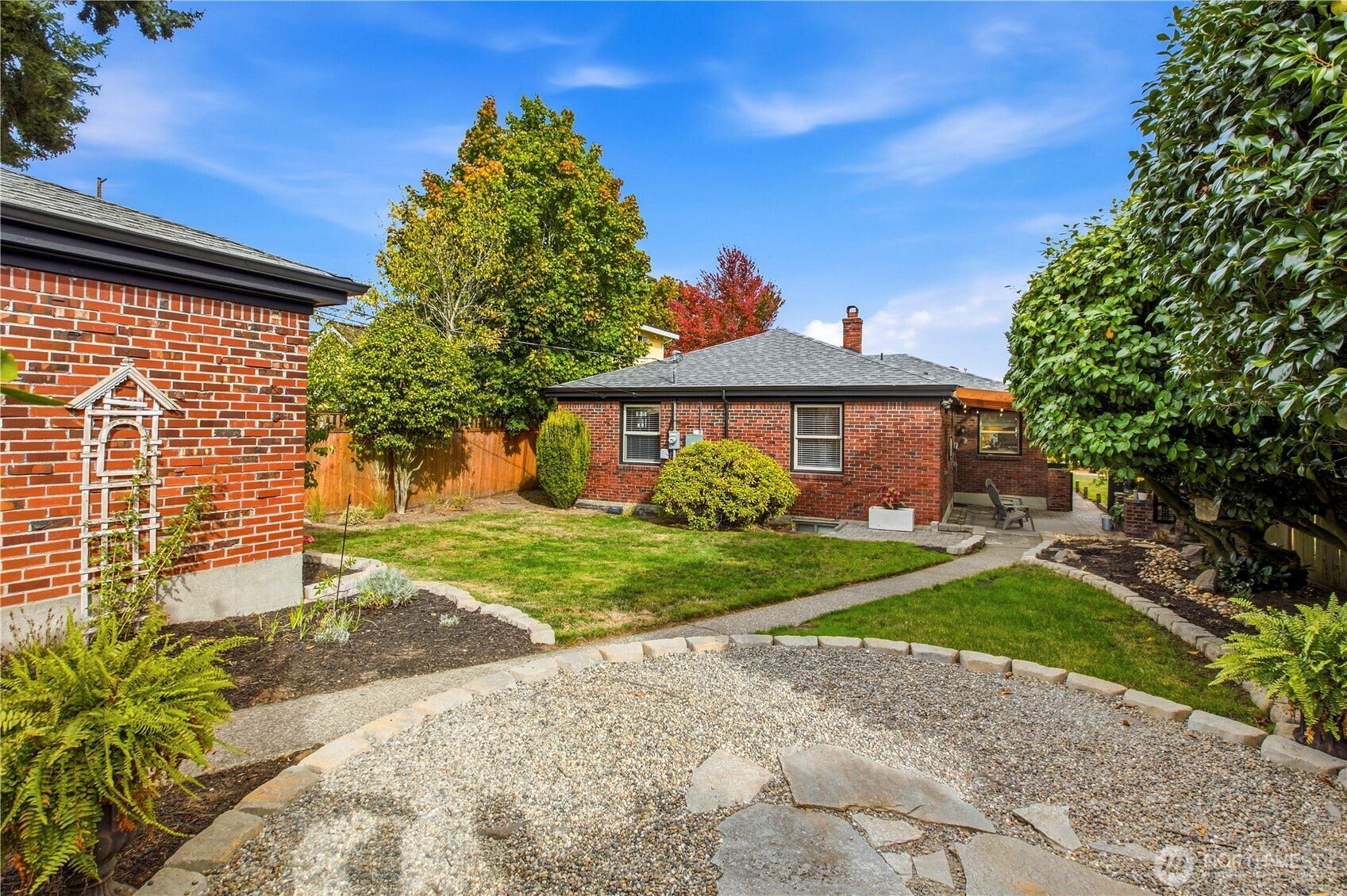 1910 N Union Avenue, Tacoma, WA 98406 Another view of this inviting backyard with gathering firepit area in the foreground!