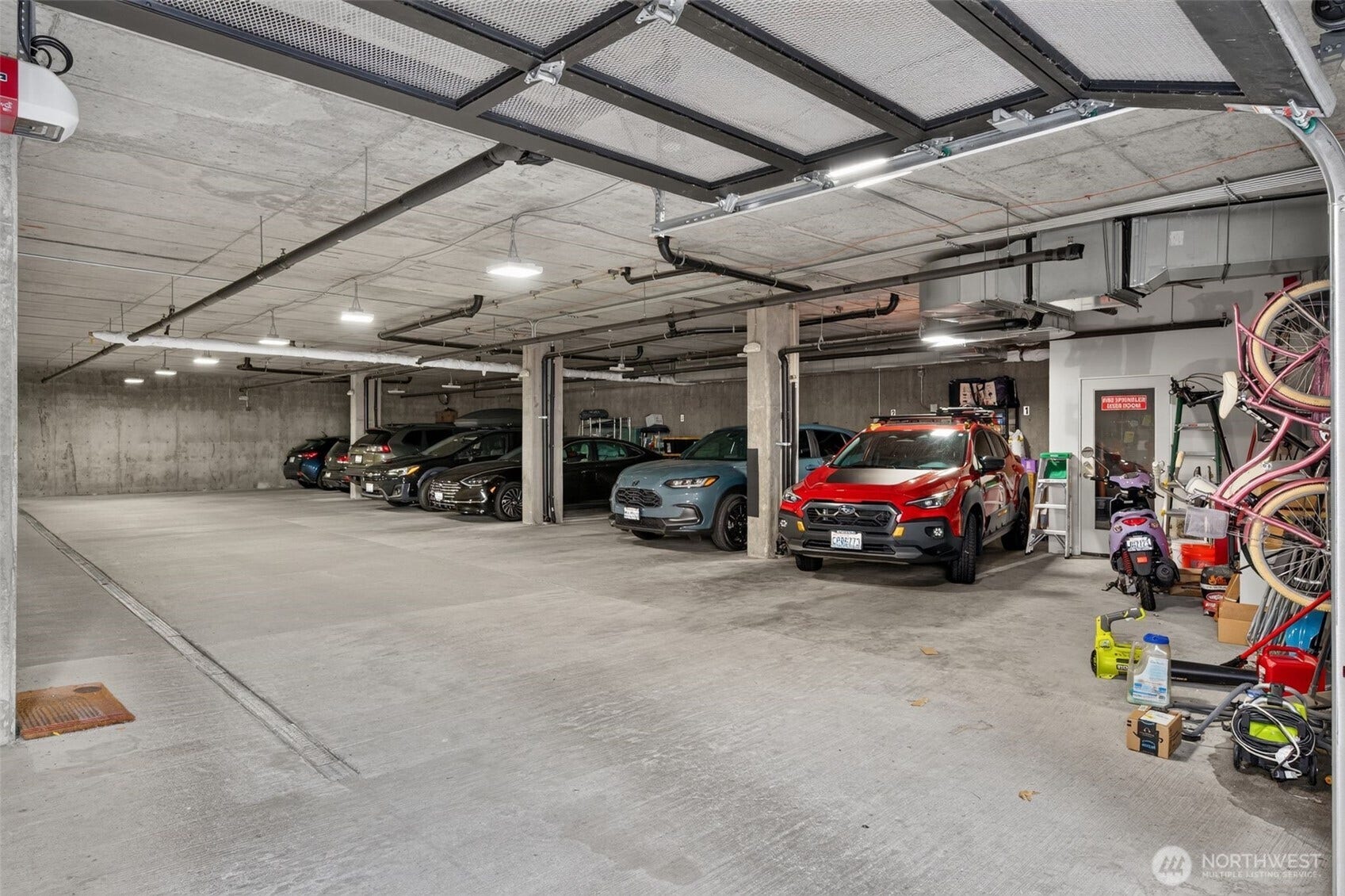 1615 S State Street, Seattle, WA 98144 Interior view of the shared garage
