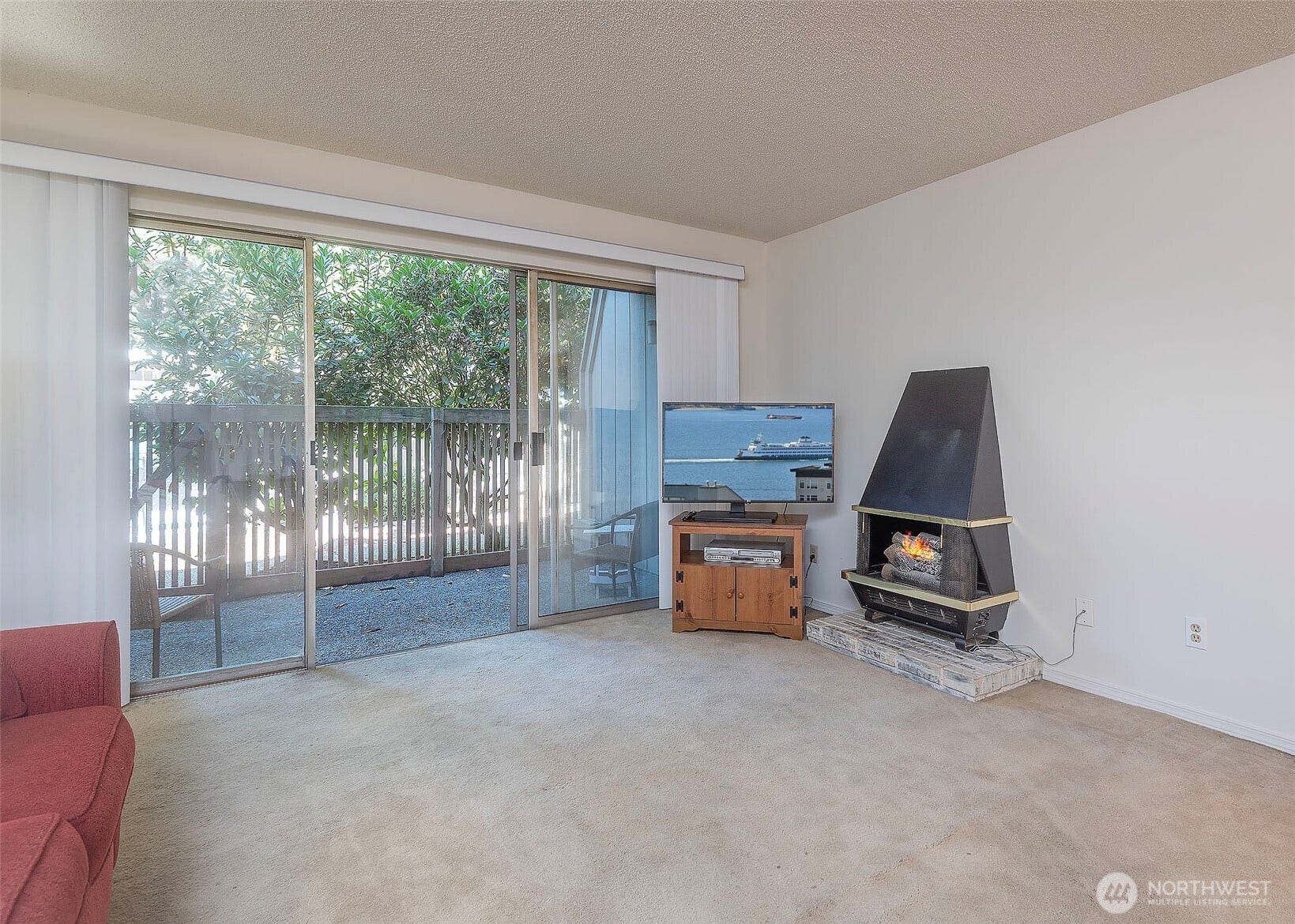 4805 180th Street SW, #F108, Lynnwood, WA 98037 Living Dining Open to Patio with Storage Closet ..