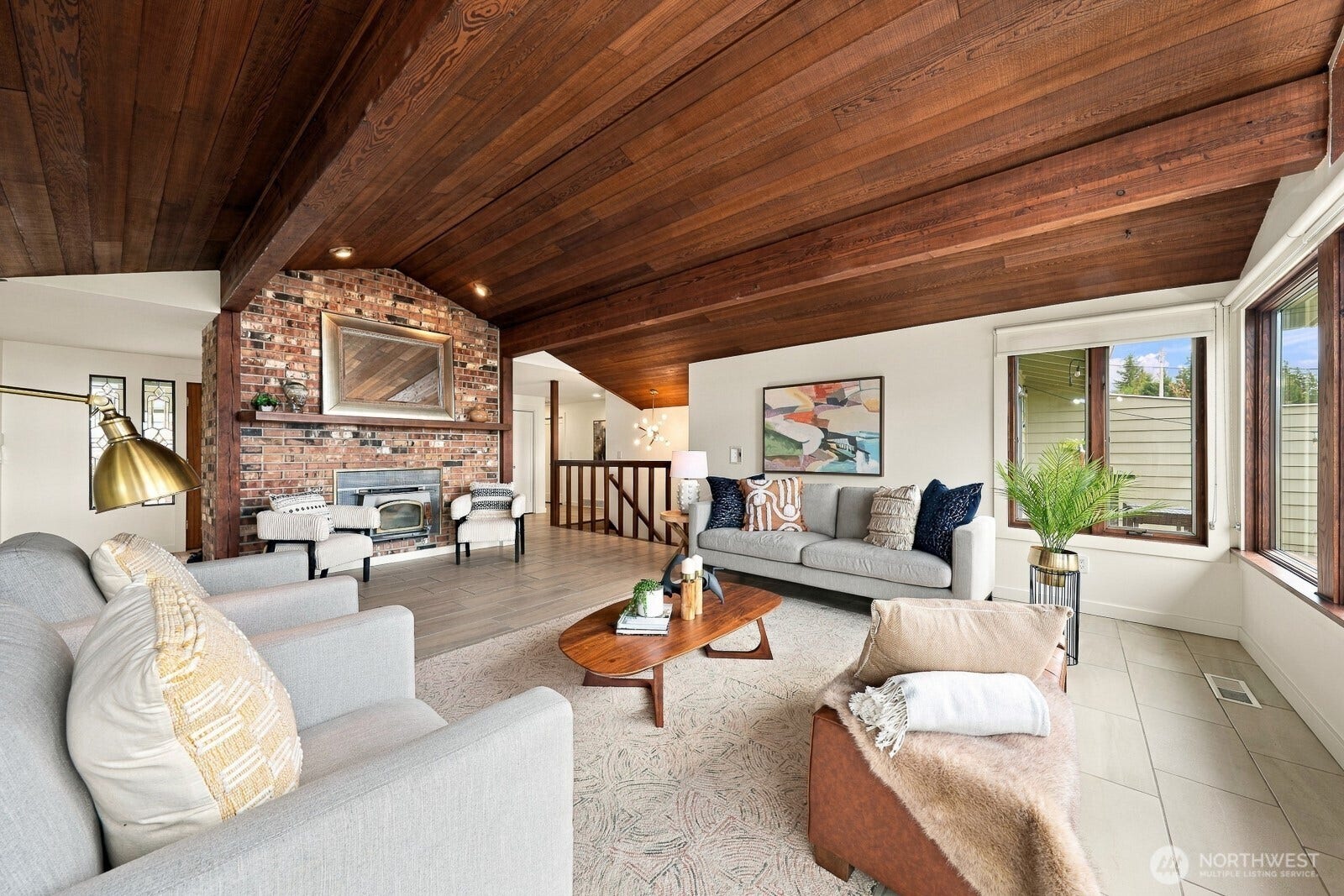 7114 164th Street SW, Edmonds, WA 98026 Northwest Contemporary featuring clear cedar ceiling