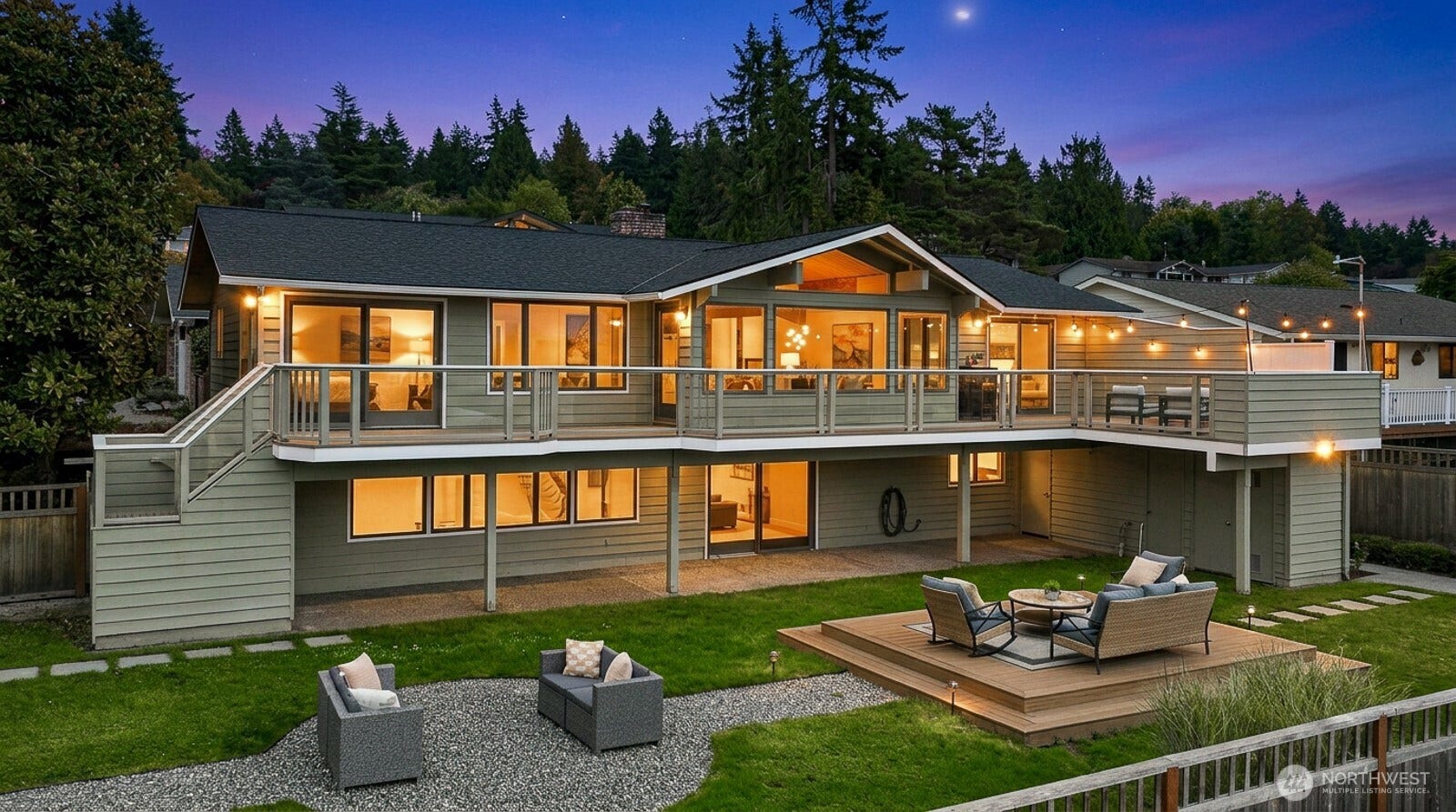 7114 164th Street SW, Edmonds, WA 98026 West Facing home with Sound and Mountain views