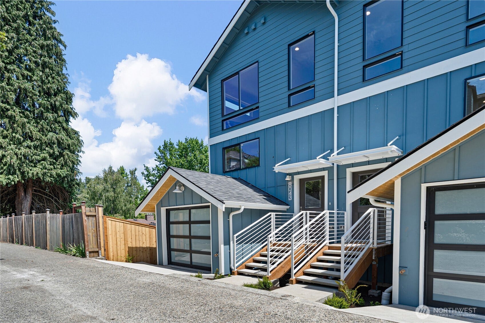 8043 19th Avenue NE, Seattle, WA 98115 Wide paved alley.