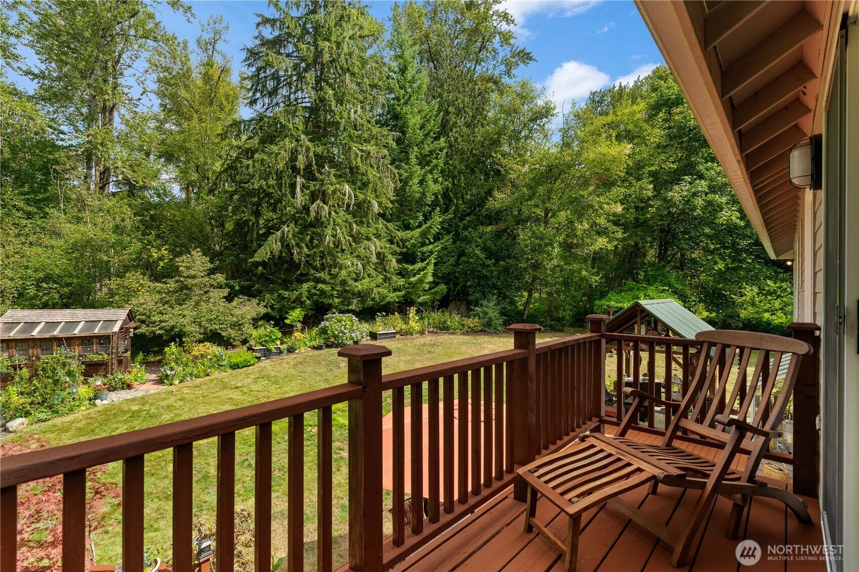 23924 SE 186th Street, Maple Valley, WA 98038 upper deck, fire escape off the slider in the 4th bedrm/office