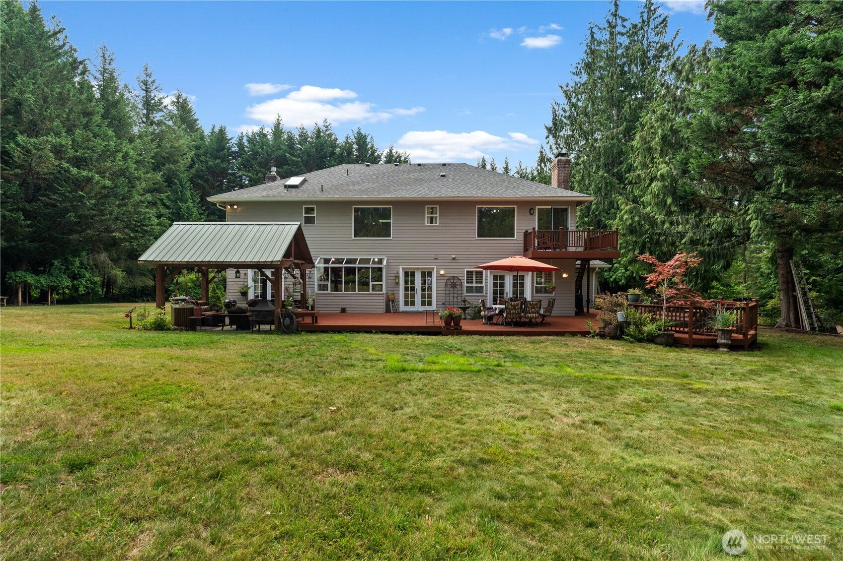 23924 SE 186th Street, Maple Valley, WA 98038 View of the home from the garden area