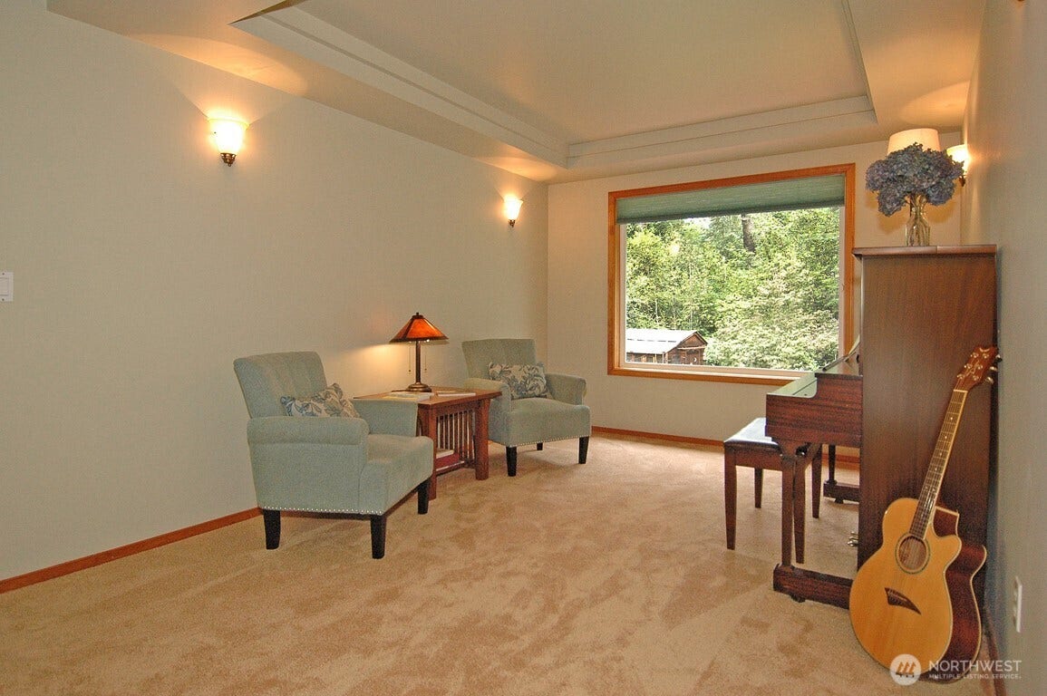 23924 SE 186th Street, Maple Valley, WA 98038 This upper loft room was originally designed to be a bedroom. (#4 or #5?) Coffered ceilings and quite large.