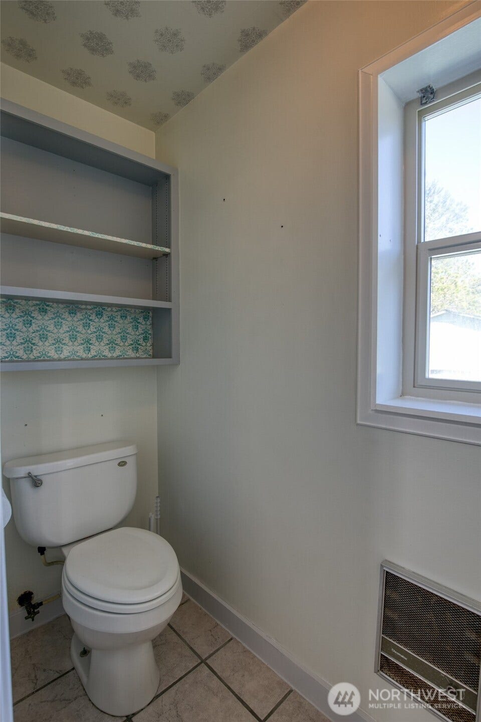 Toilet off kitchen