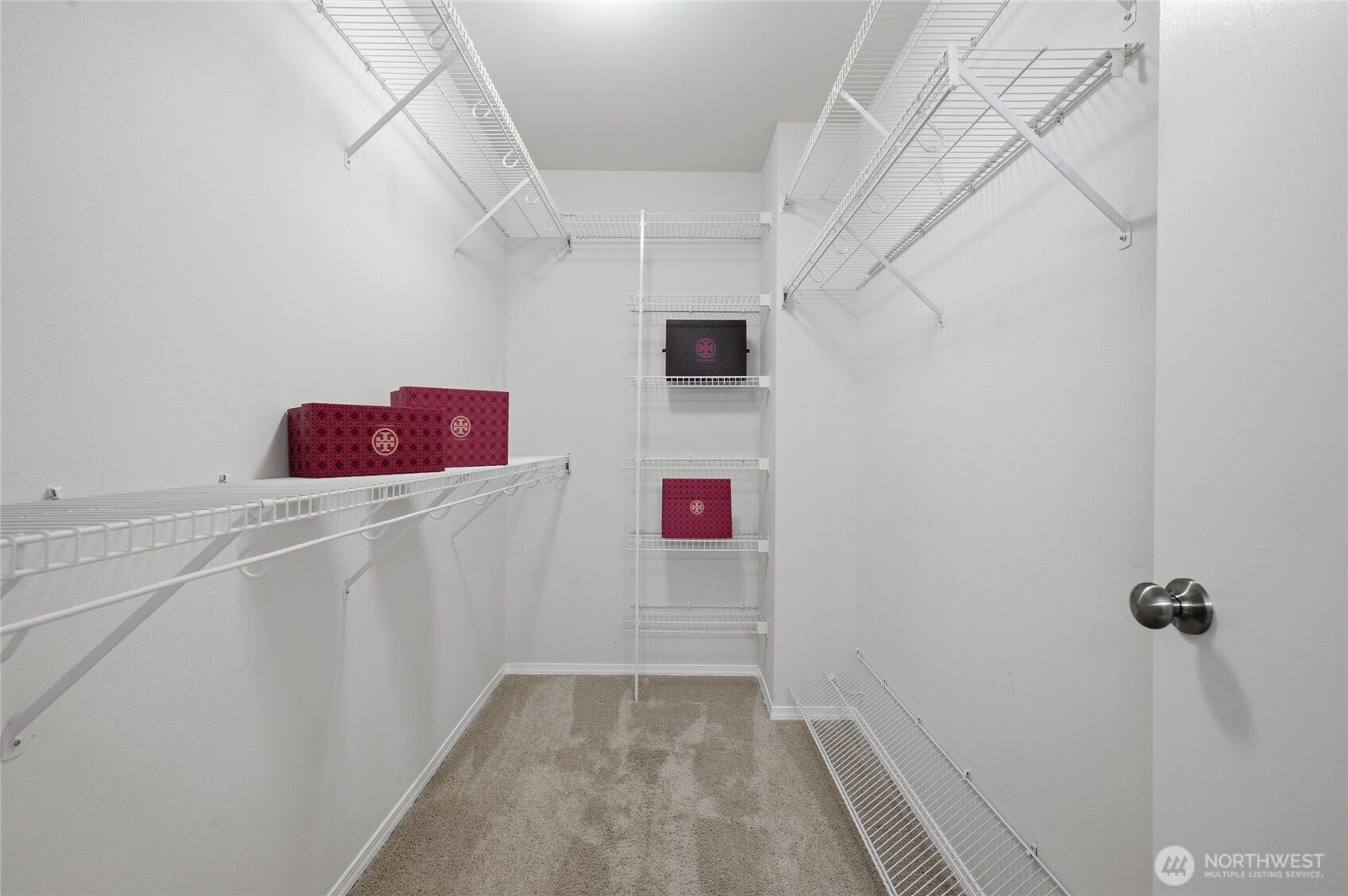 A spacious walk-in closet you'll truly appreciate.