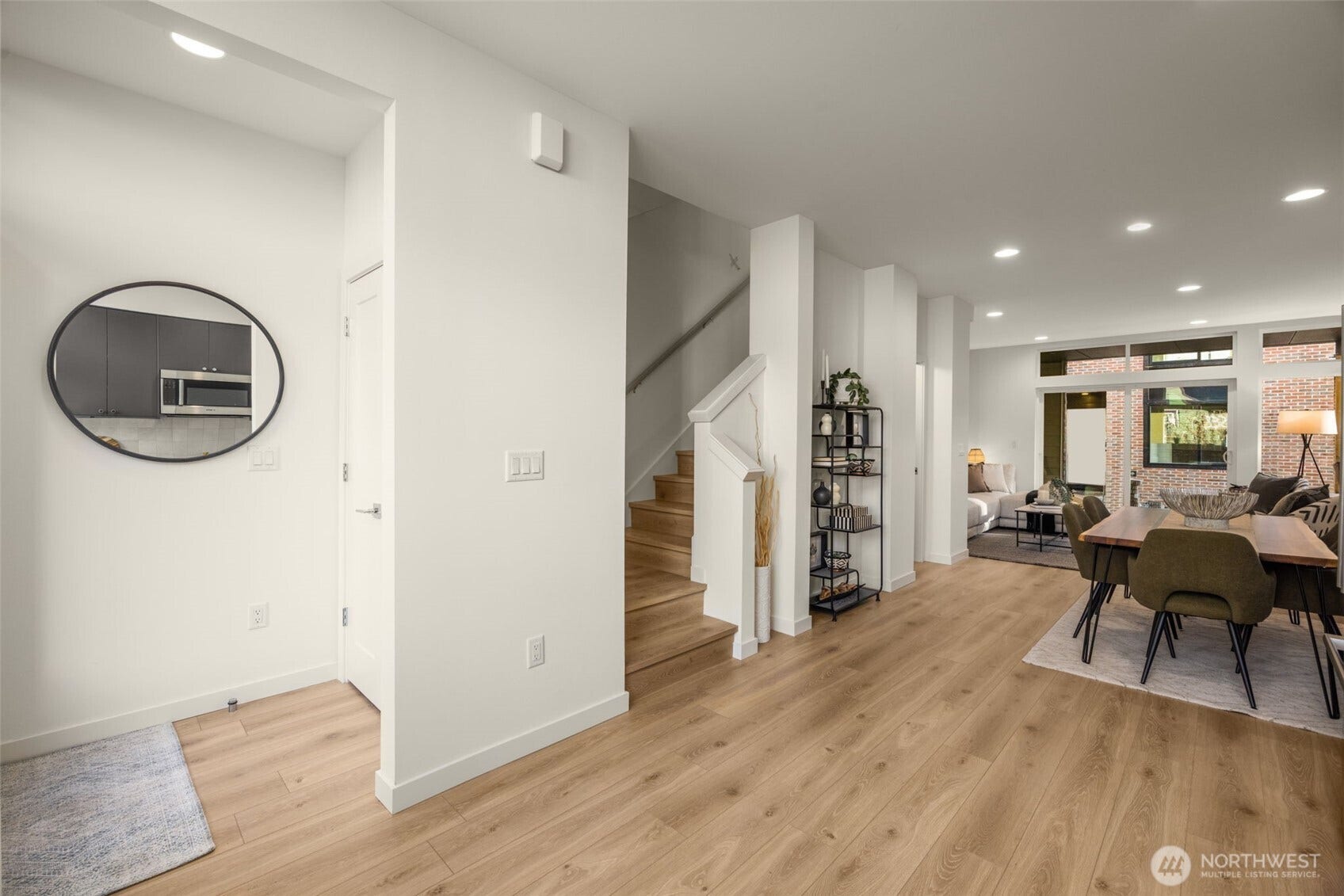 Open sightlines from the entry to the main living level