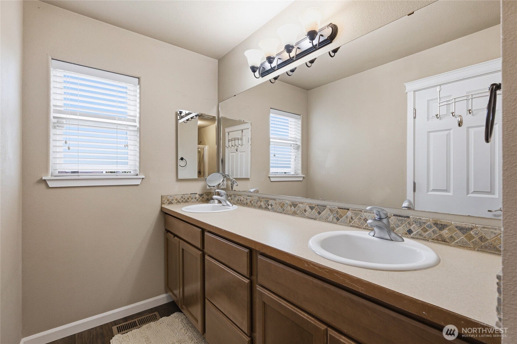 4628 Durham Street SE, Lacey, WA 98503 Private primary bath with double vanity.