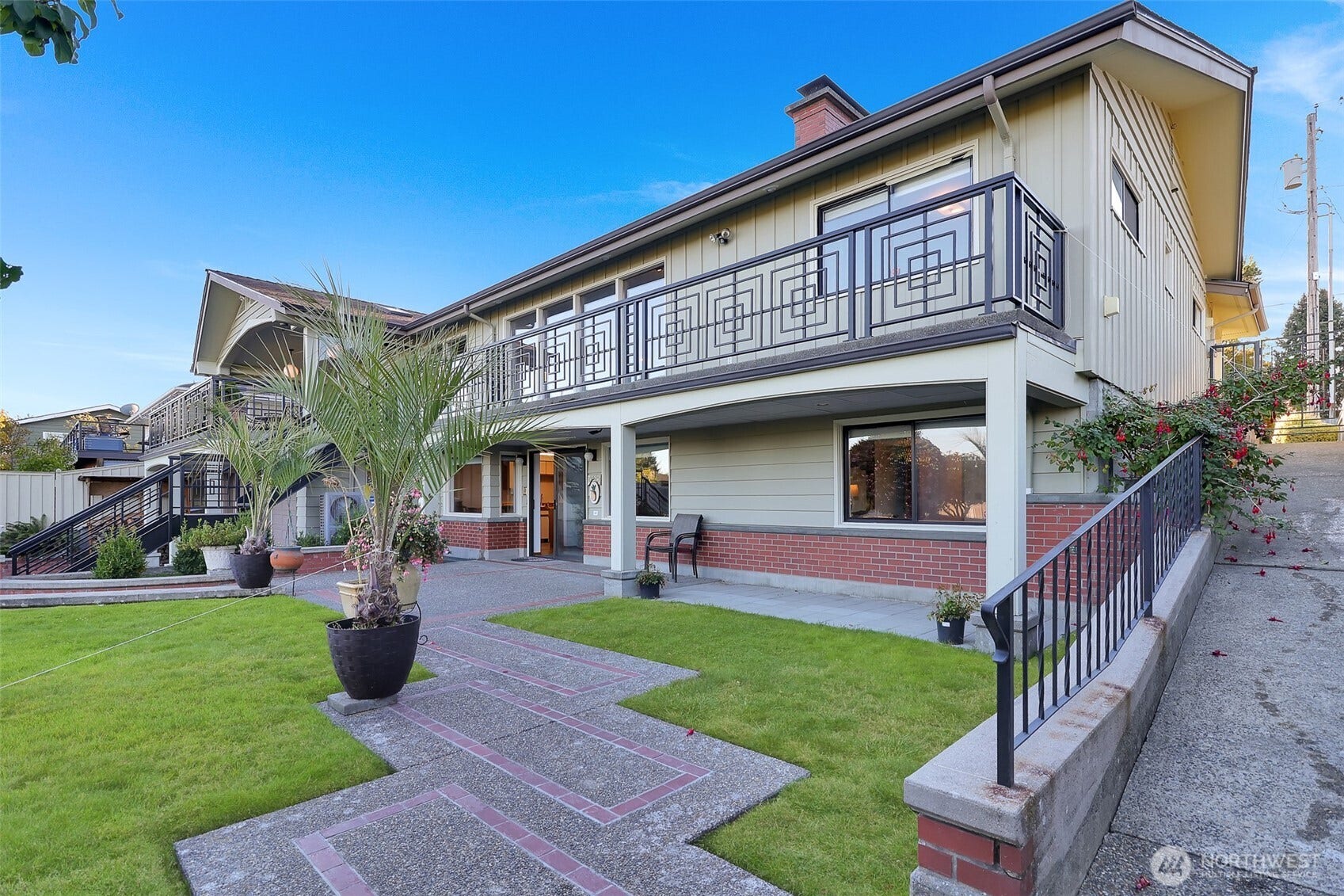 Rear of Home and Side alley access