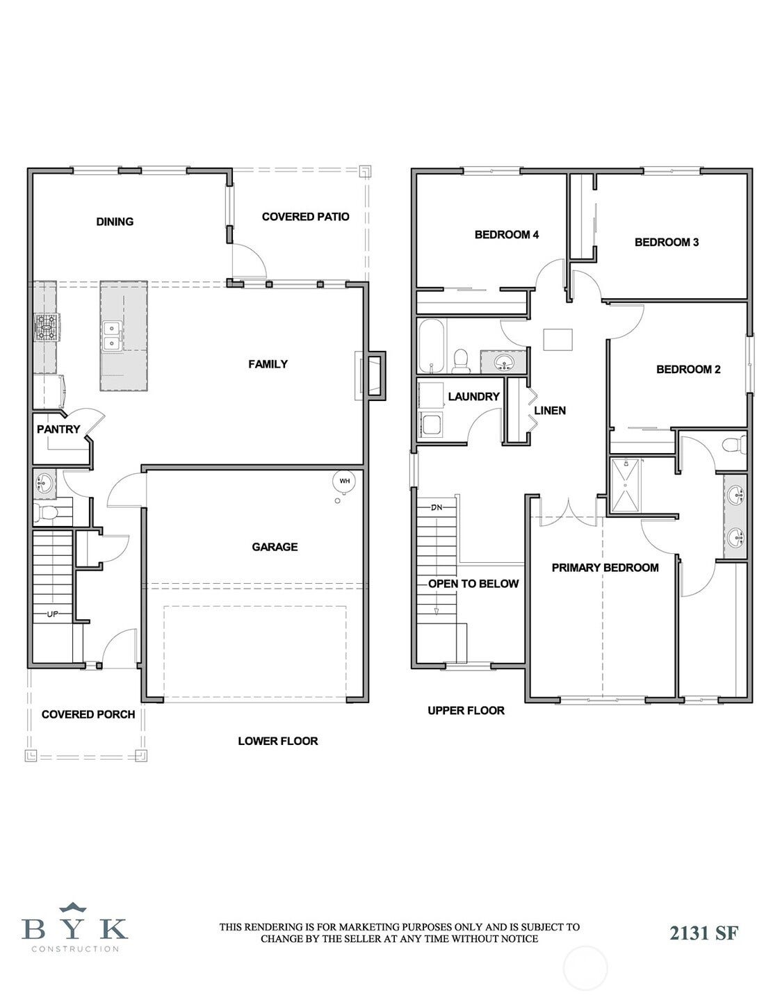 740 Prospector Place, #2, Sedro Woolley, WA 98284 2131 Floorplan - Floorplan is for marketing purposes only. Buyer to verify info.