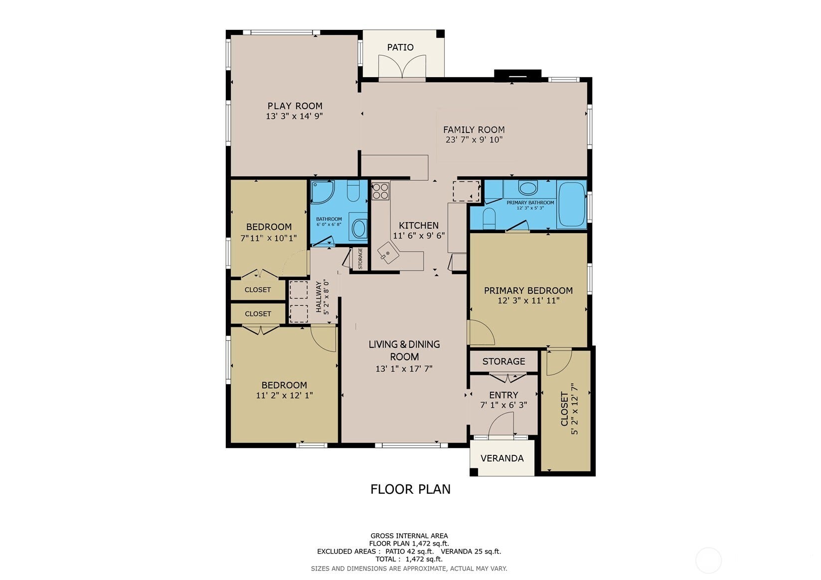 9013 25th Avenue NE, Seattle, WA 98115 Floorplan