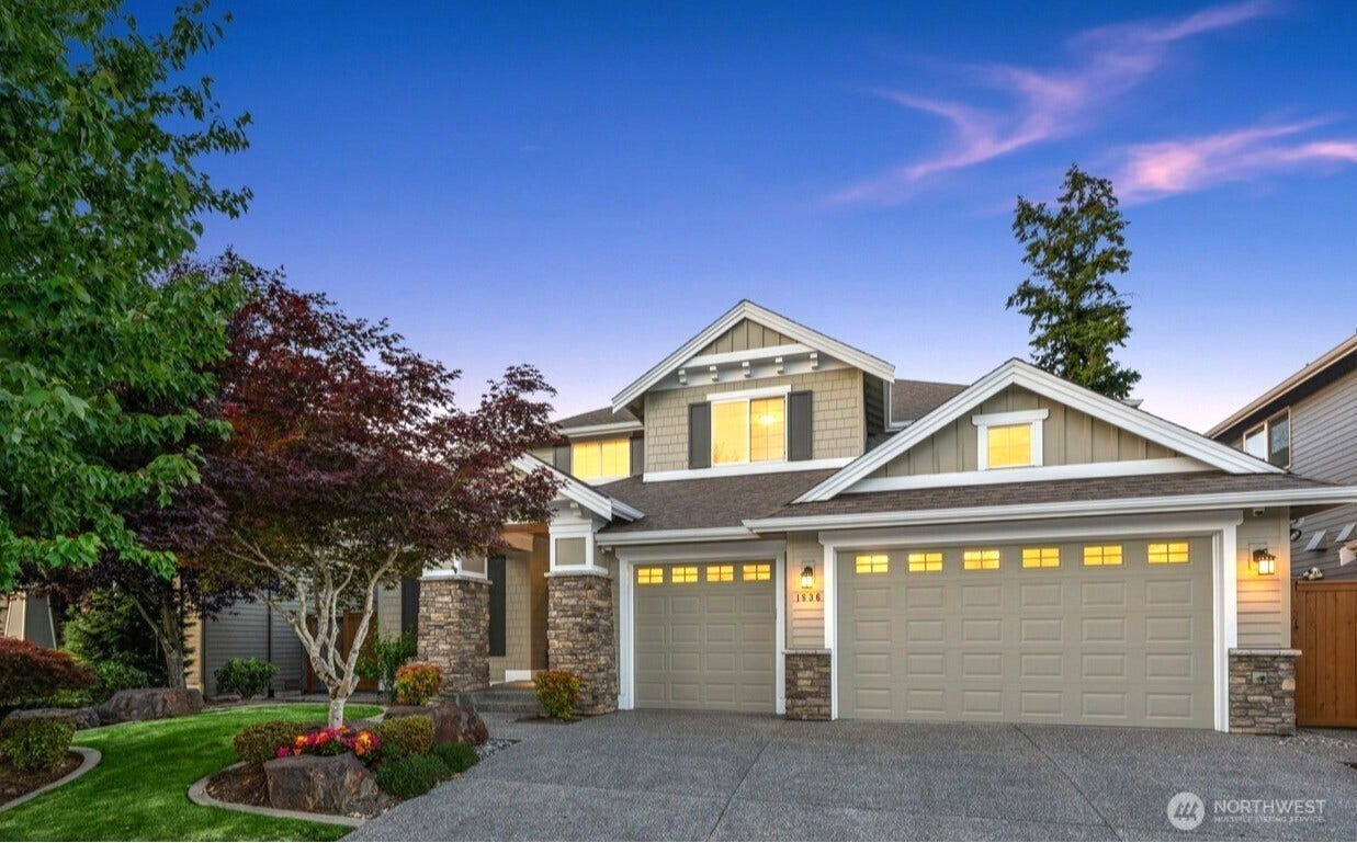 1836 273rd Place SE, Sammamish, WA 98075 From the moment you arrive, the elevated setting and beautifully maintained grounds create an impressive sense of place.
