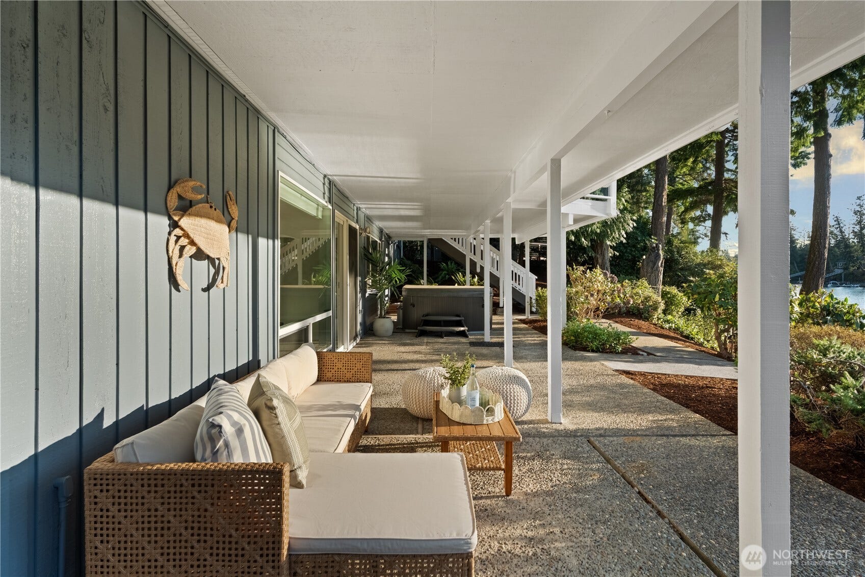 8812 86th Avenue NW, Gig Harbor, WA 98335 Walk out to your covered patio and dock
